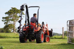 Kioti CK3010 Compact Tractor | ROPS | 30hp | Hydrostatic | Includes Loader and 4-in-1 Bucket | CK Series