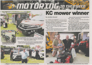 KC Equipment Murwillumbah Winner