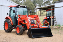 Kioti NX Series Utility Tractor Range | Cab or ROPS | 60hp | Includes Loader and 4-in-1 Bucket