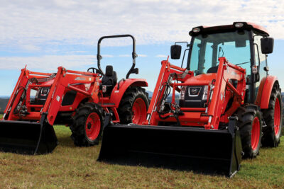 Kioti RX Series Utility Tractor Range | Cab or ROPS | 60hp - 80hp | Includes Loader and 4-in-1 Bucket