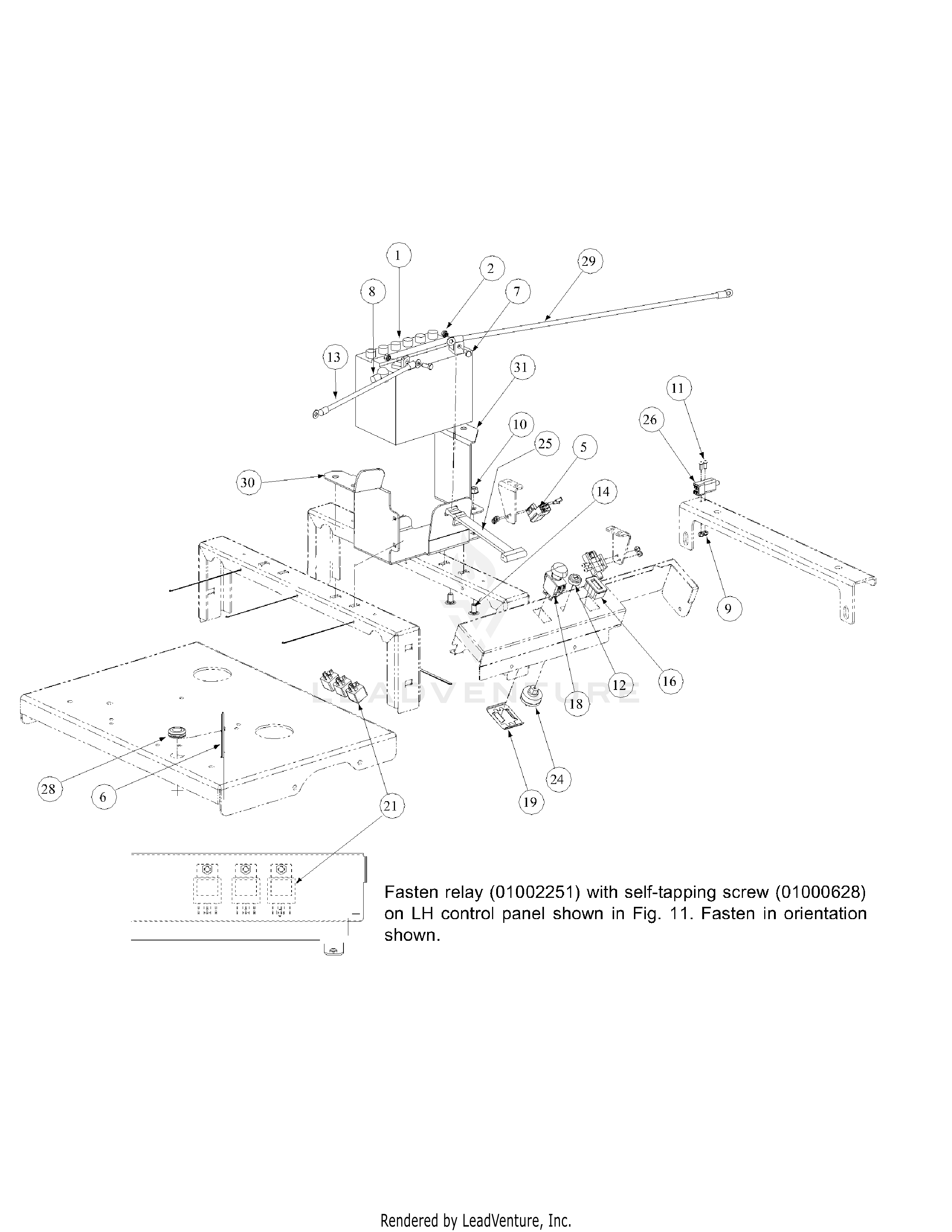 M60-KH (53AB5BDX150) (2003 1/2) (Tank) 27 HP Kohler