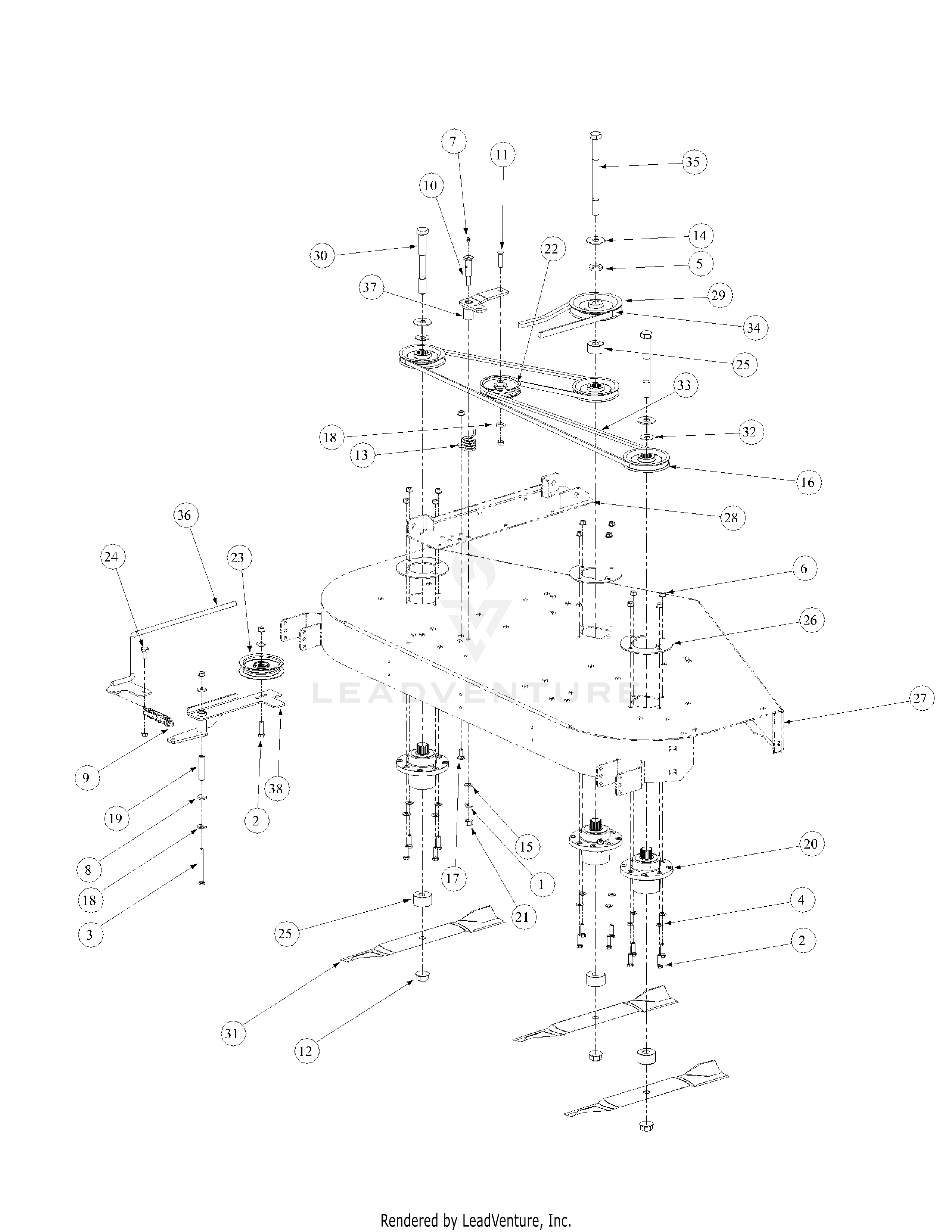 M60-KH (53AB5BDX150) (2003 1/2) (Tank) 27 HP Kohler