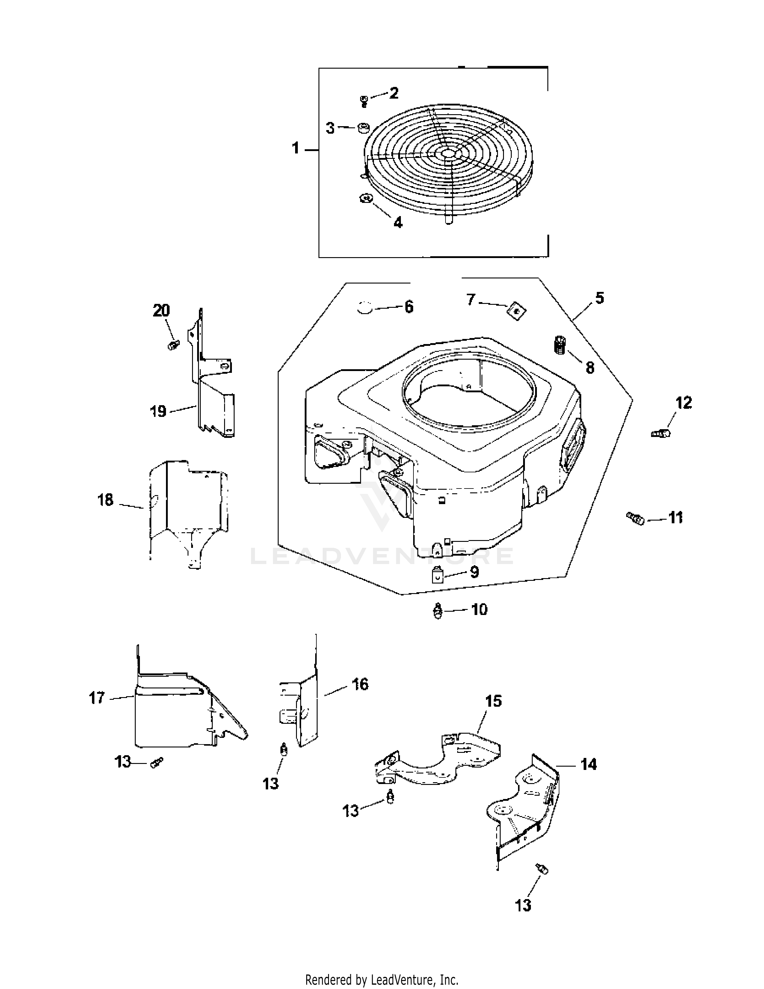 M60-KH (53AB5BDX150) (2003) (Tank) 27 HP Kohler