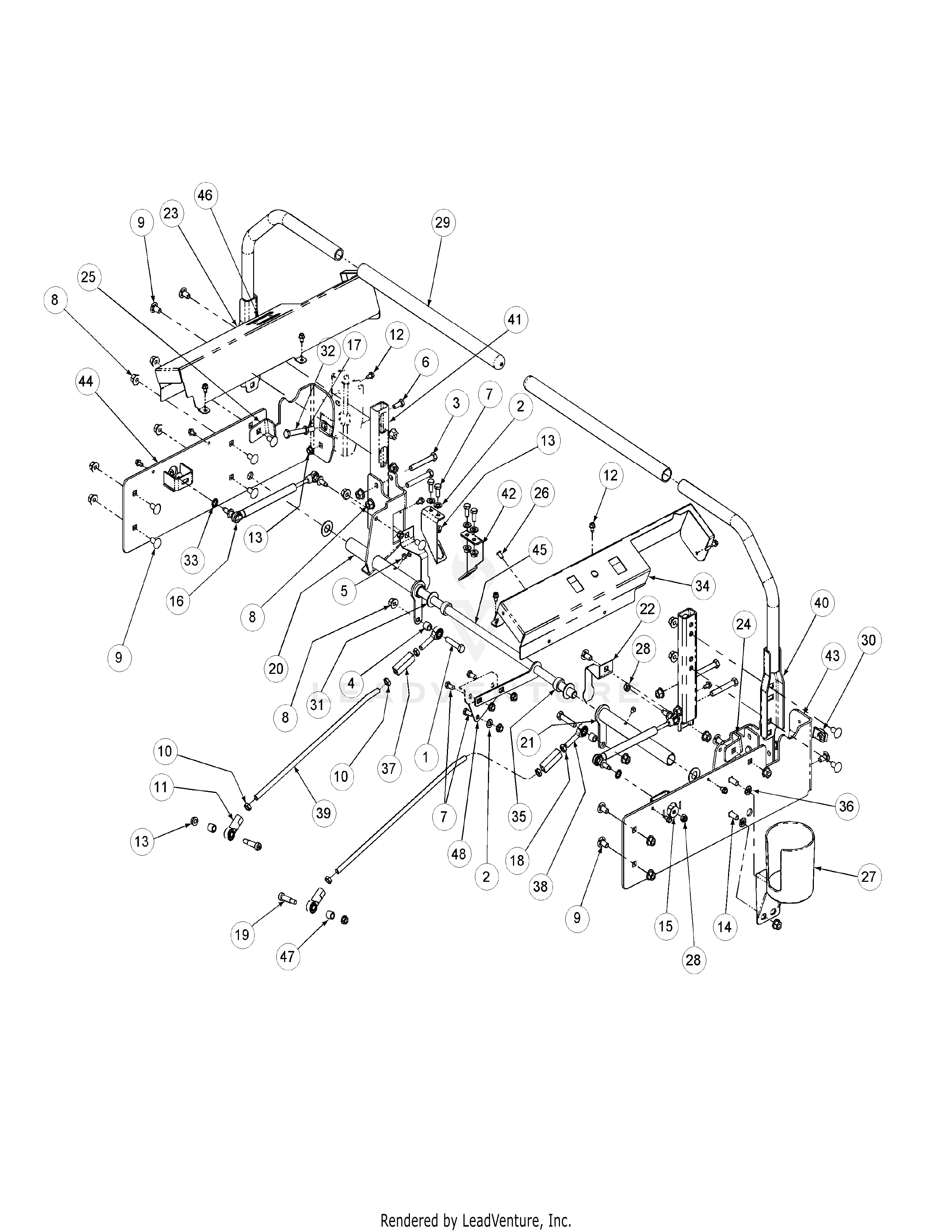M72-CT (53AB5JEZ630) (Tank) 28 HP Caterpillar 3-Cylinder OHV Diesel