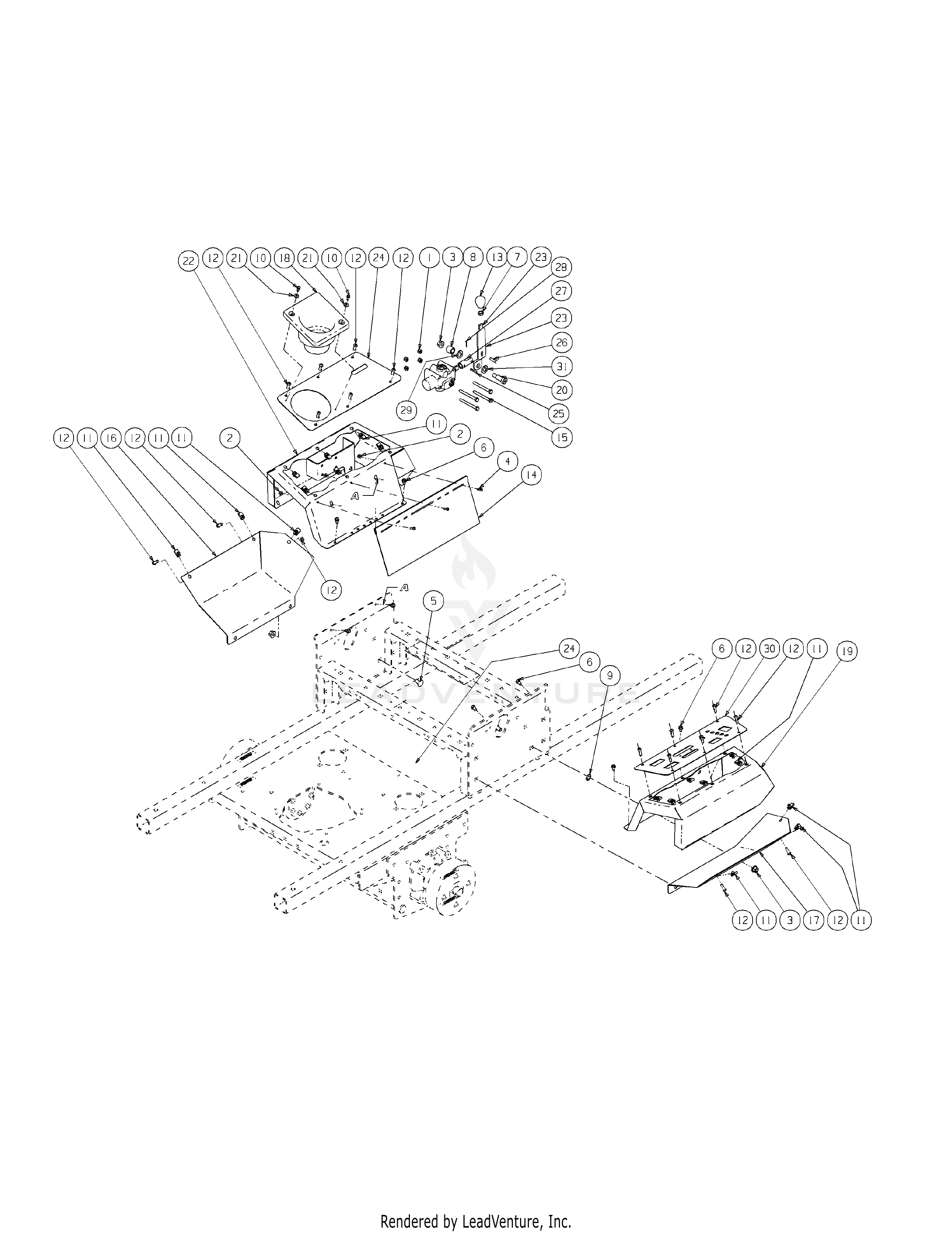 S6031-KW (53AI8DU6050) (Tank S) 31HP Kawasaki