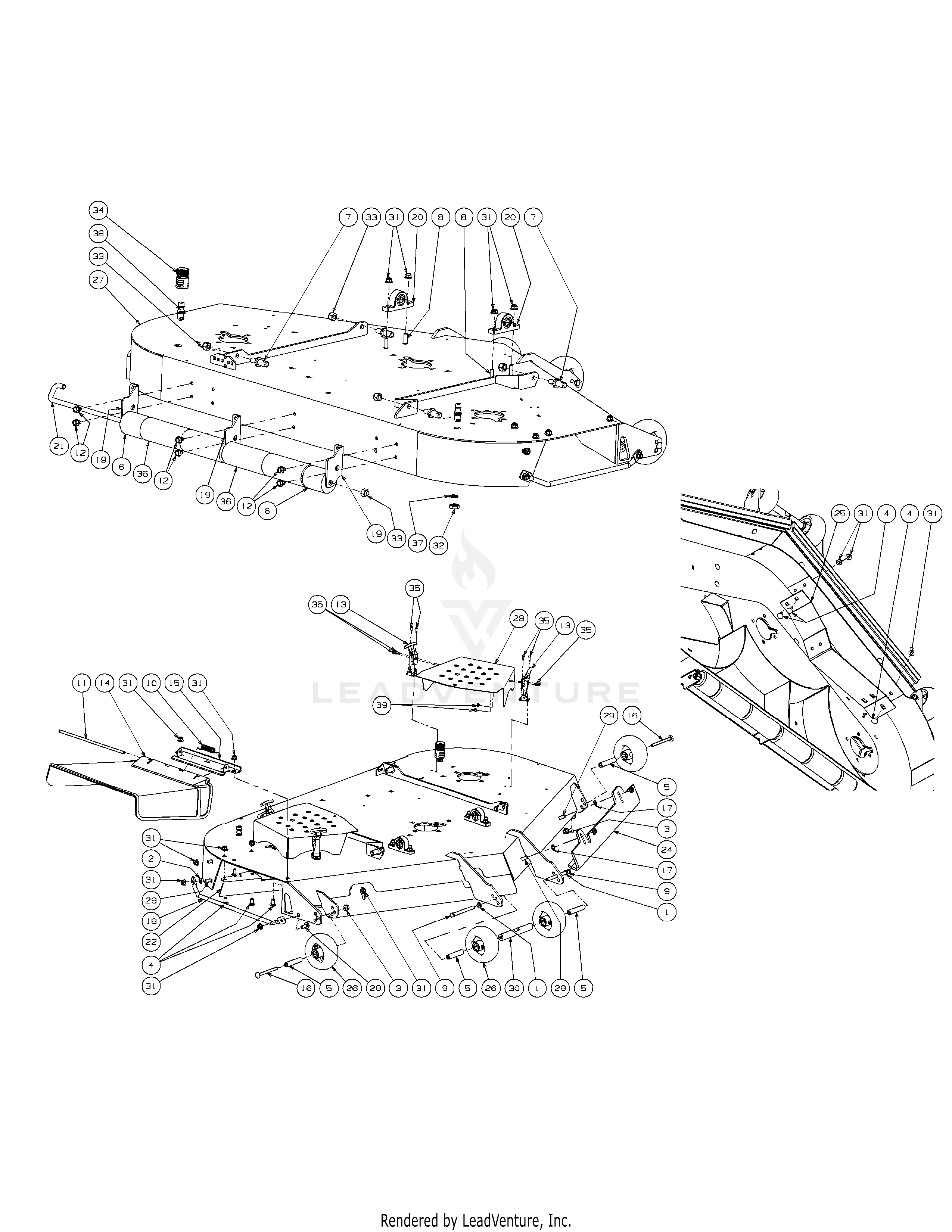 S6031-KW (53AI8DU6050) (Tank S) 31HP Kawasaki
