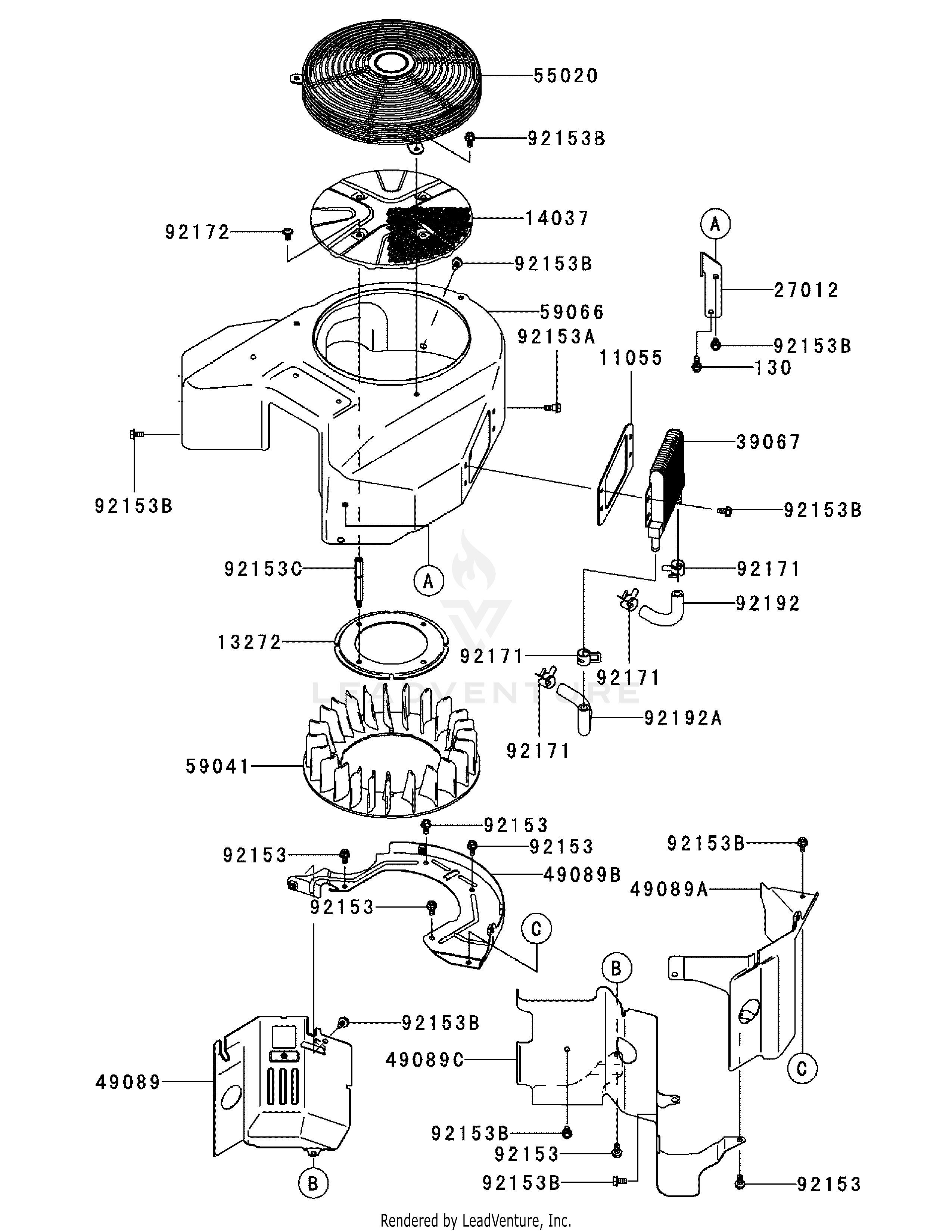 S6031-KW (53AI8DU6330) (Tank S) 31HP Kawasaki