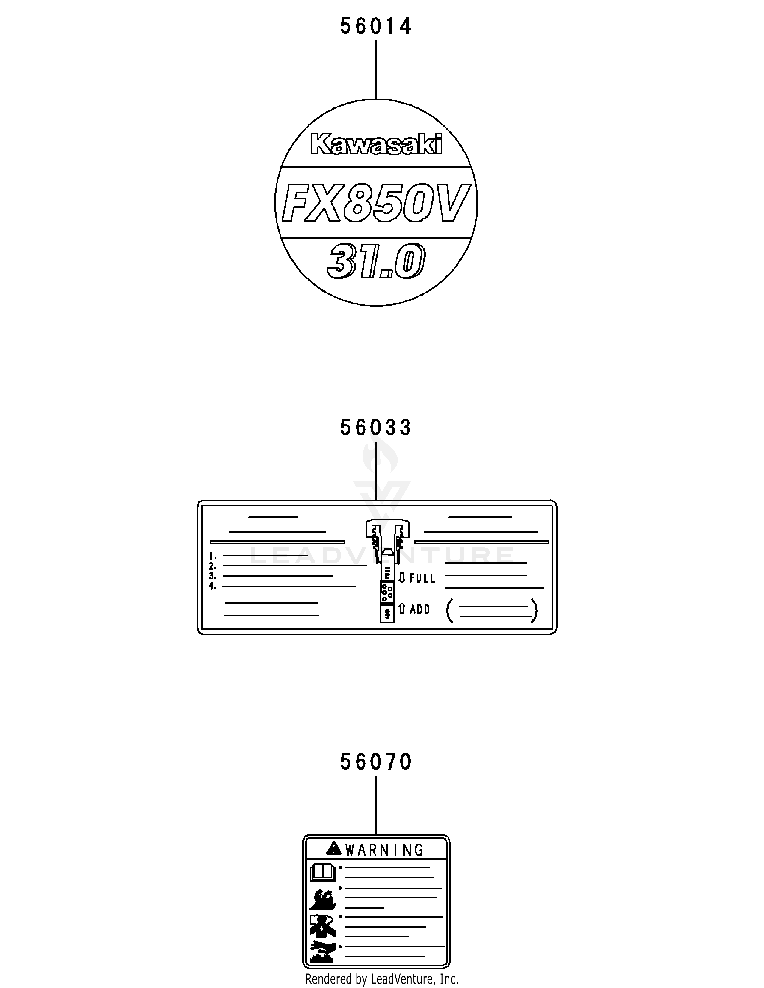 S6031-KW (53AI8DU6330) (Tank S) 31HP Kawasaki