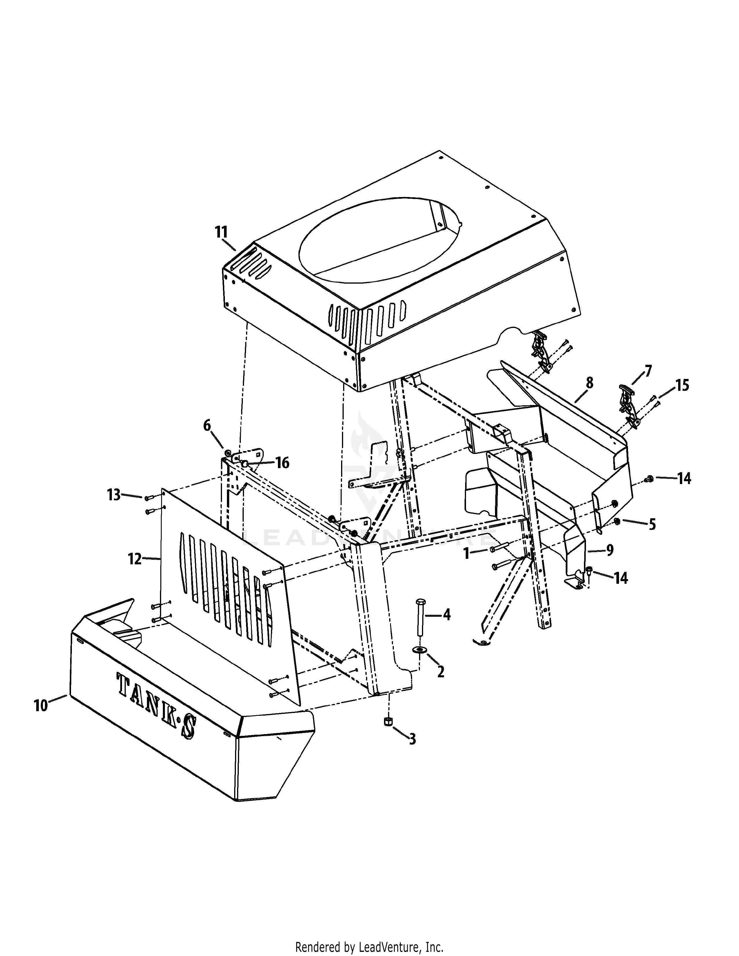 S7232-D (53AY8DU8330) (Tank S) 31.2HP Yanmar Diesel