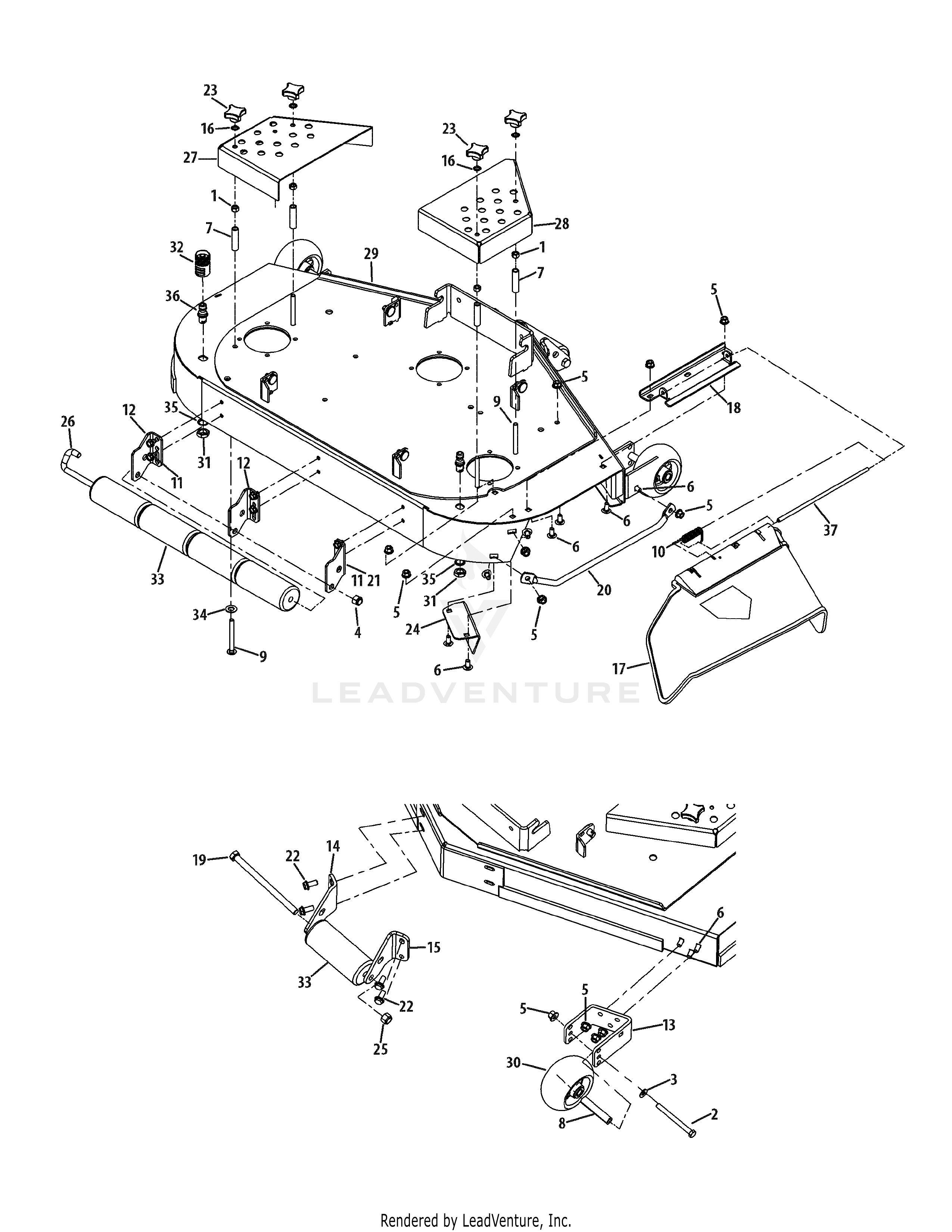 Z-Force Pro 48-KH (53BH3AGN330) 22HP Kohler