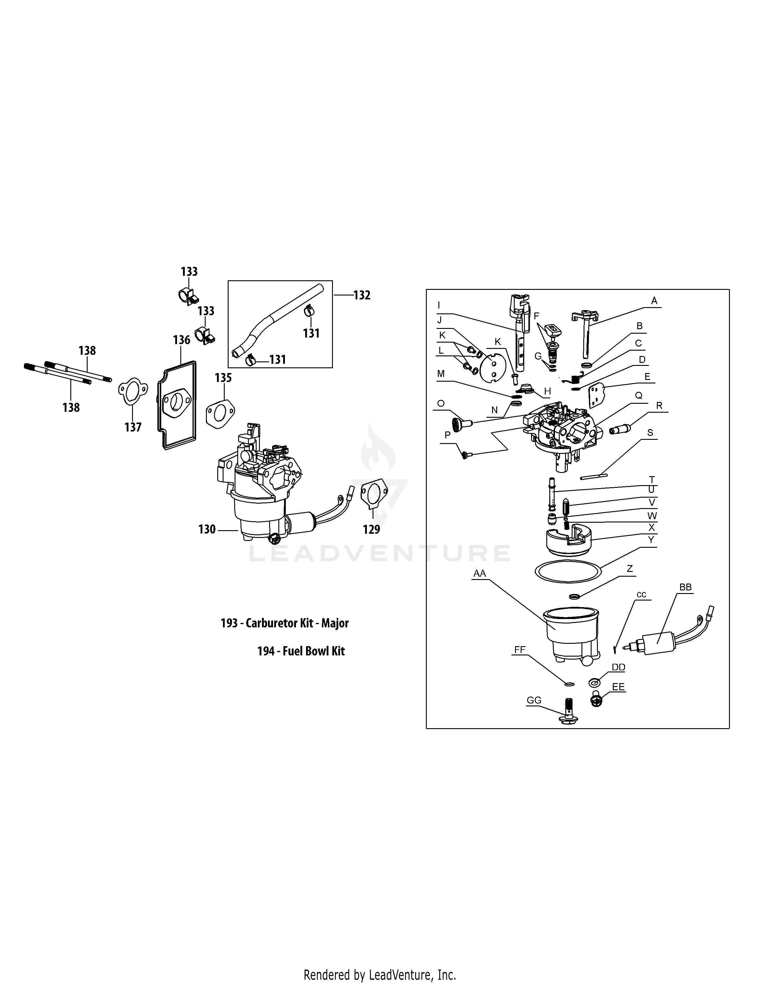4P90JUD 420cc Engine