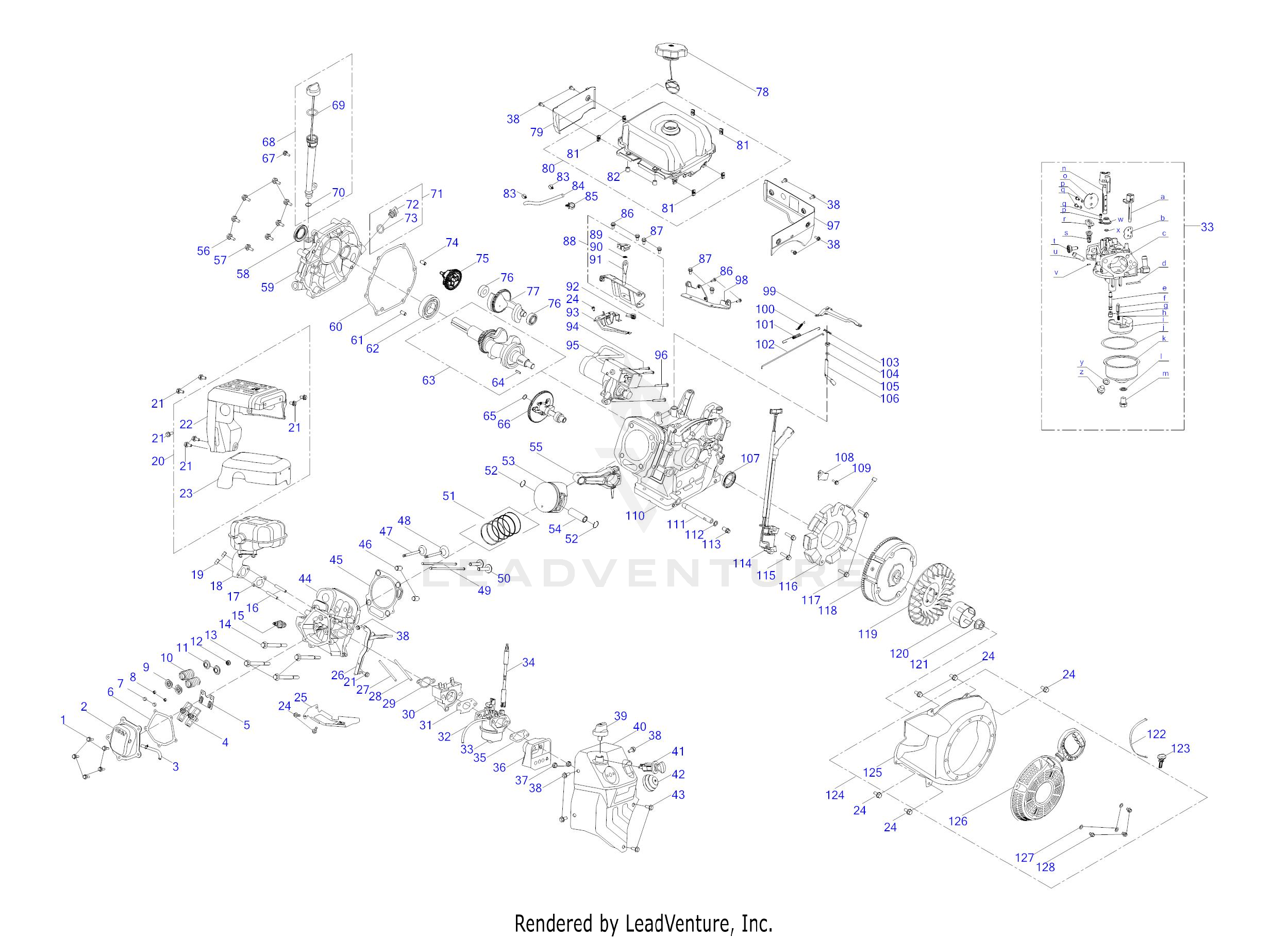 683-WUA 357cc Engine