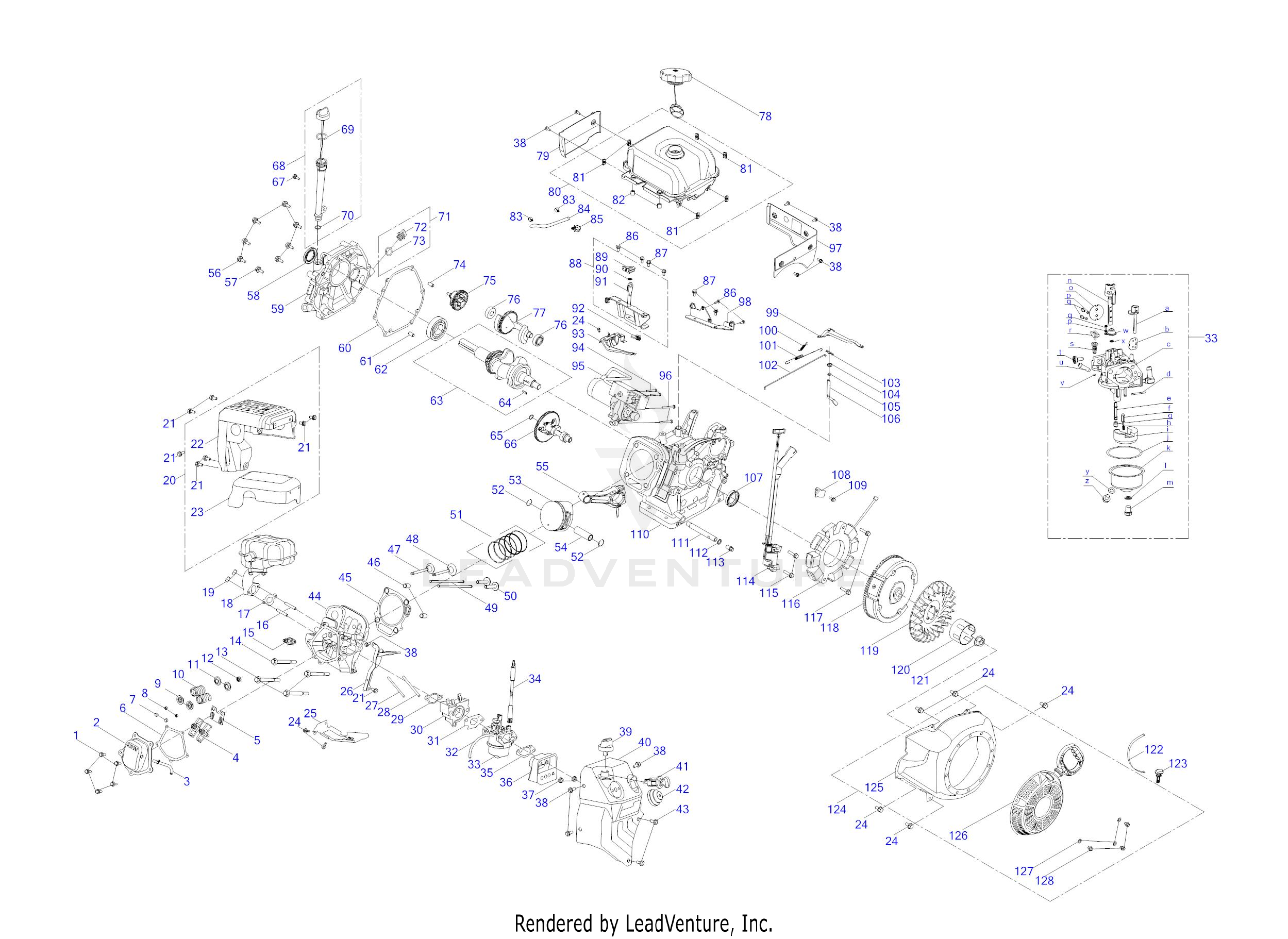 690-WUA 420cc Engine
