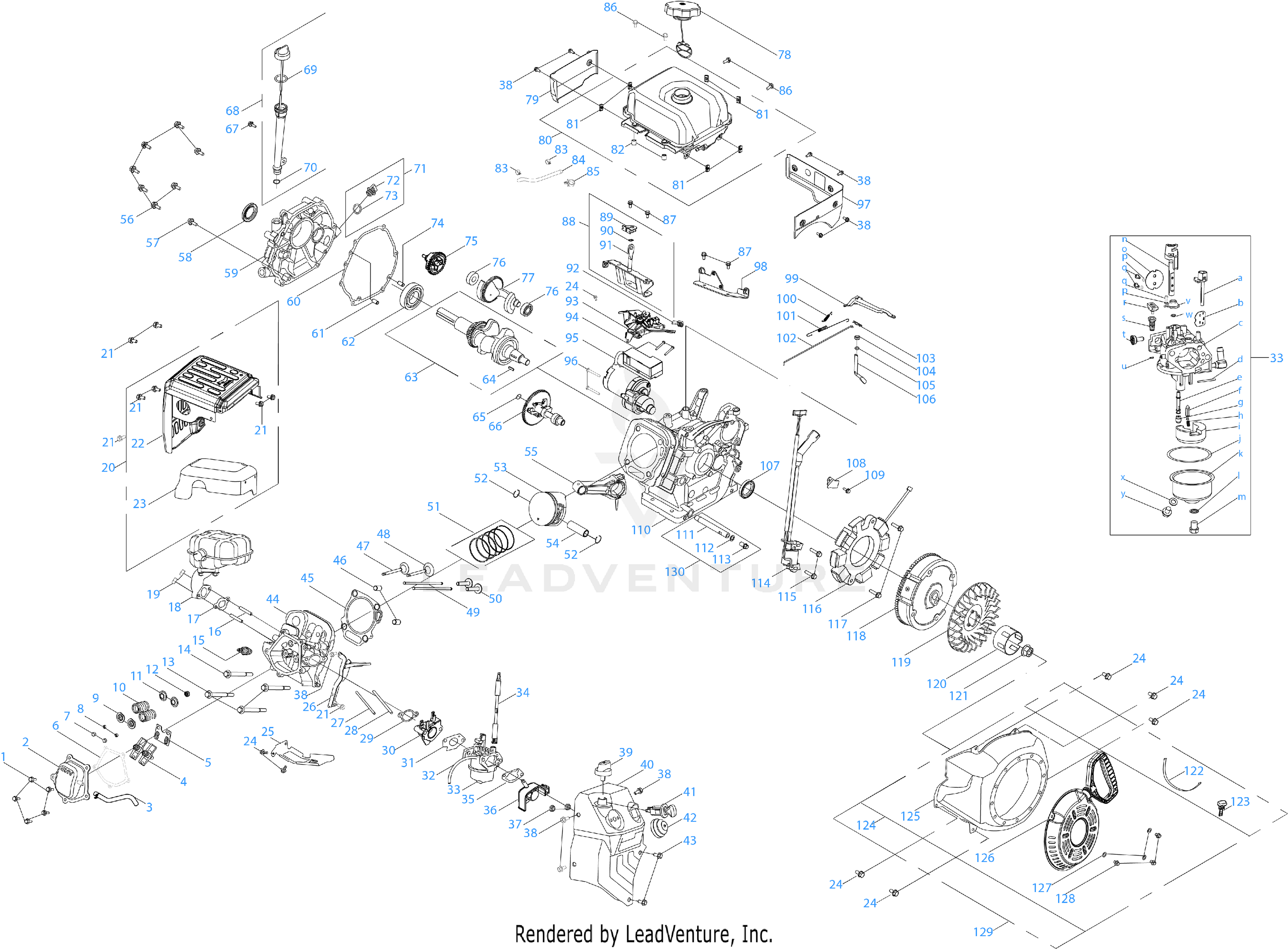 690-WUC 420cc Engine