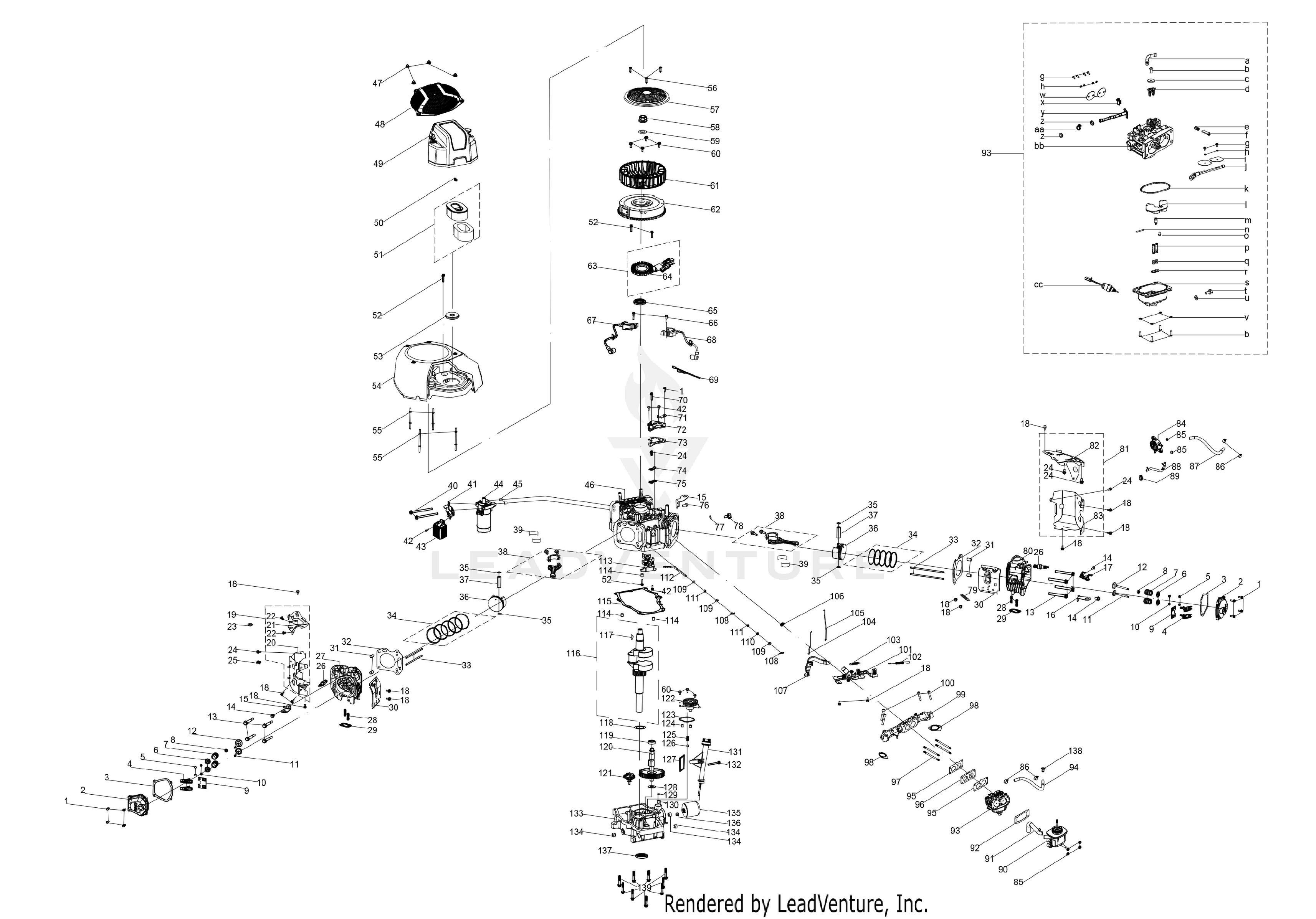 8Q78XWB 679cc Engine