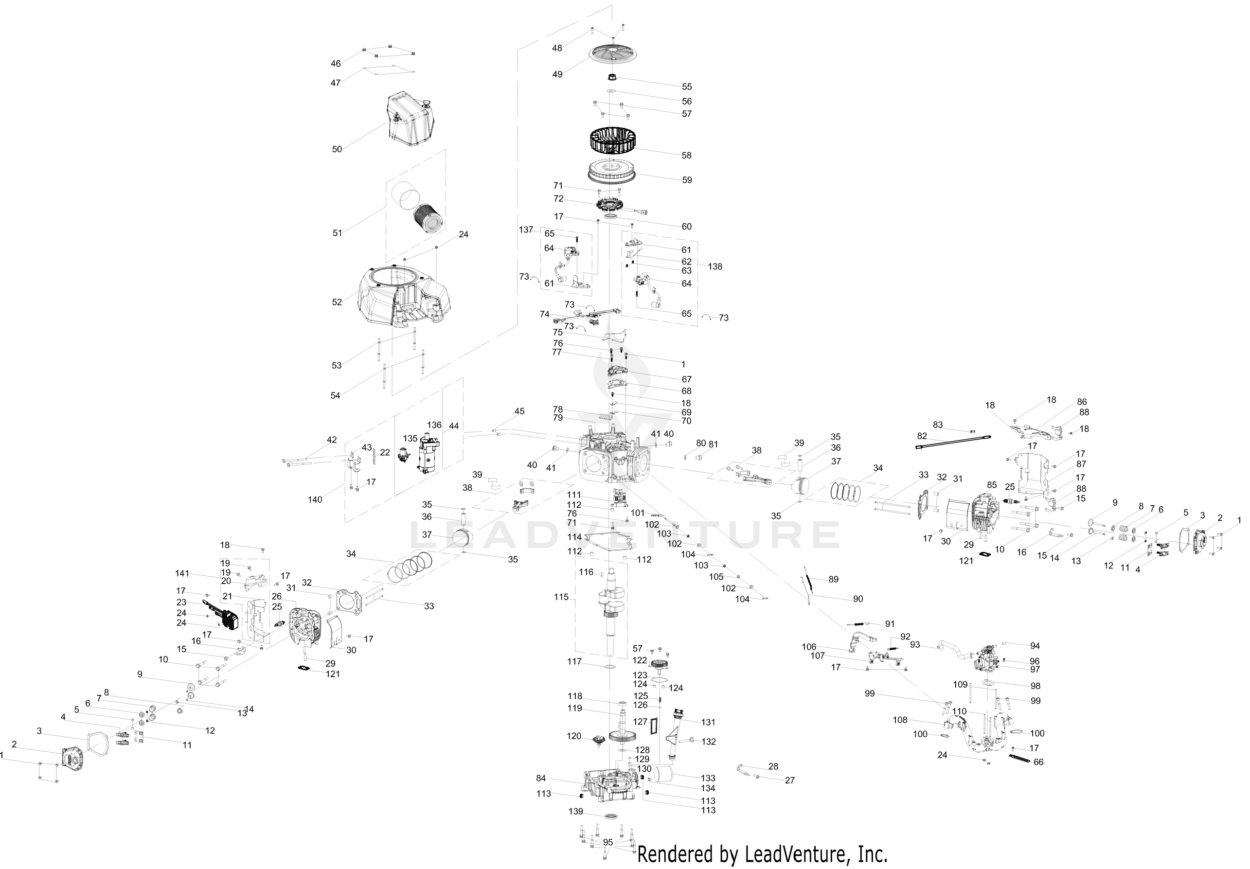 9Q78HUB 679cc Engine