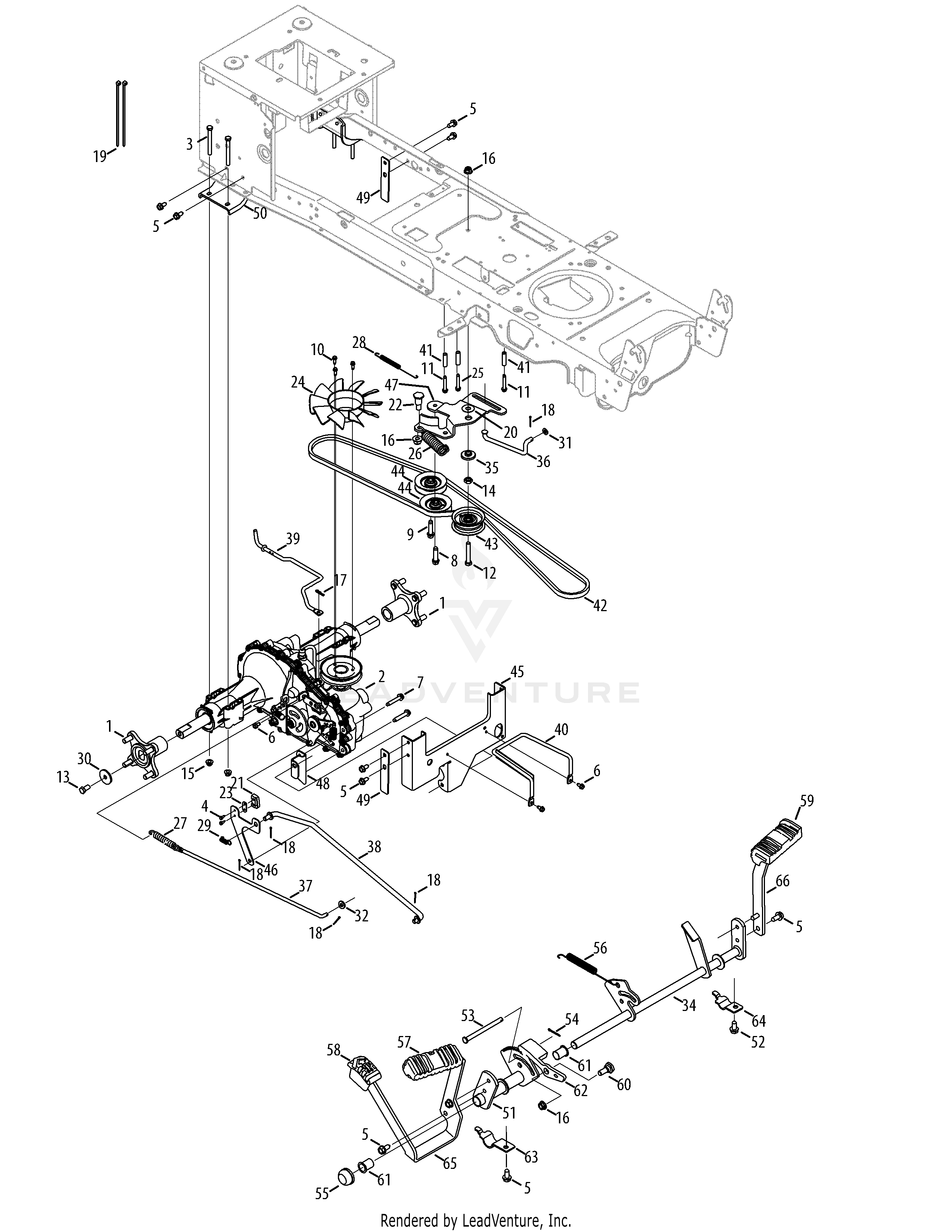 GTX1054 Tractor (14AZ94AK330) (2013)