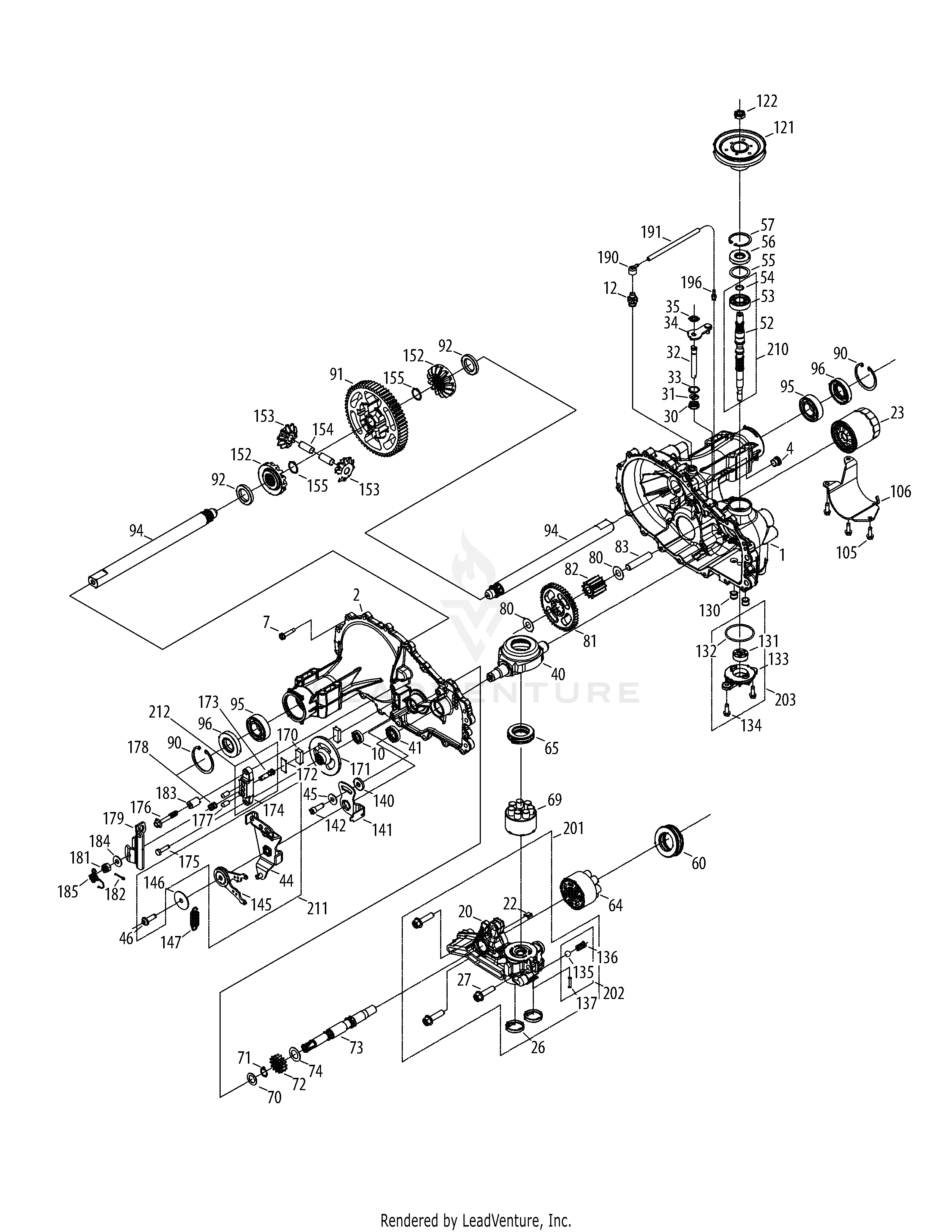 GTX1054 Tractor (14AZ94AK330) (2013)