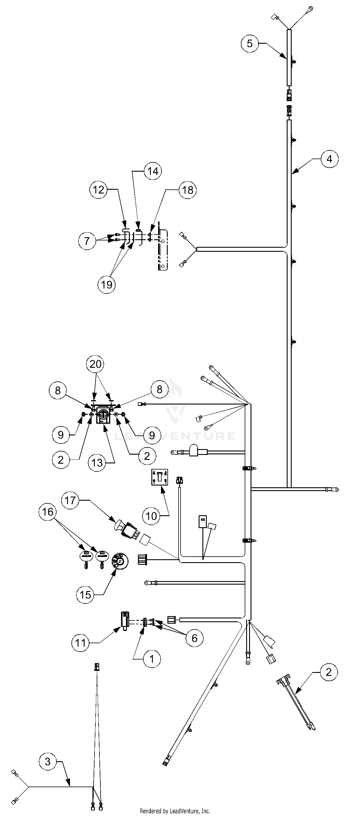 LT1018 Tractor (13AB11CG710) (13AL11CG710) (13AX11CG710)