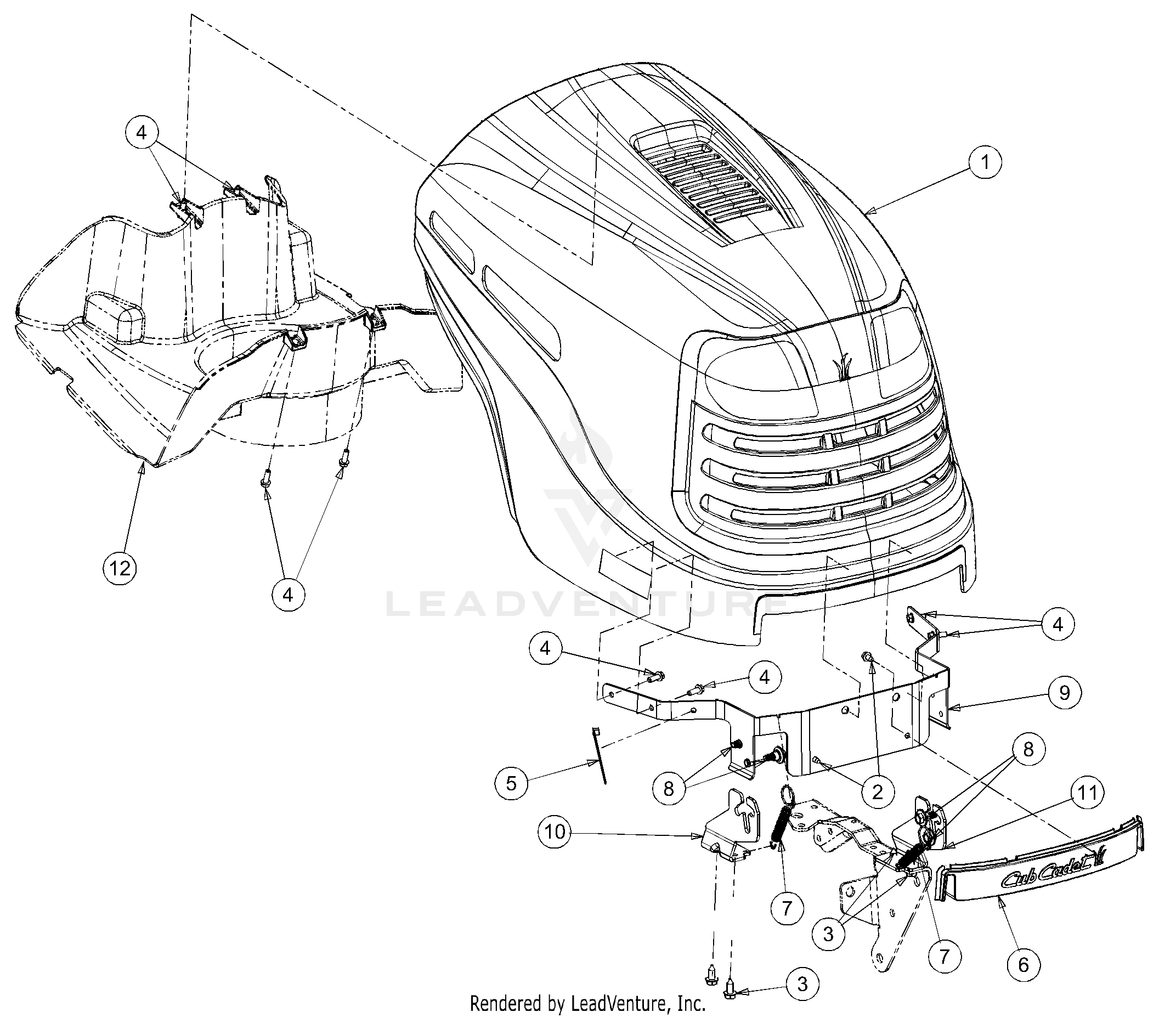 LT1022 Tractor (13AB11CH710)