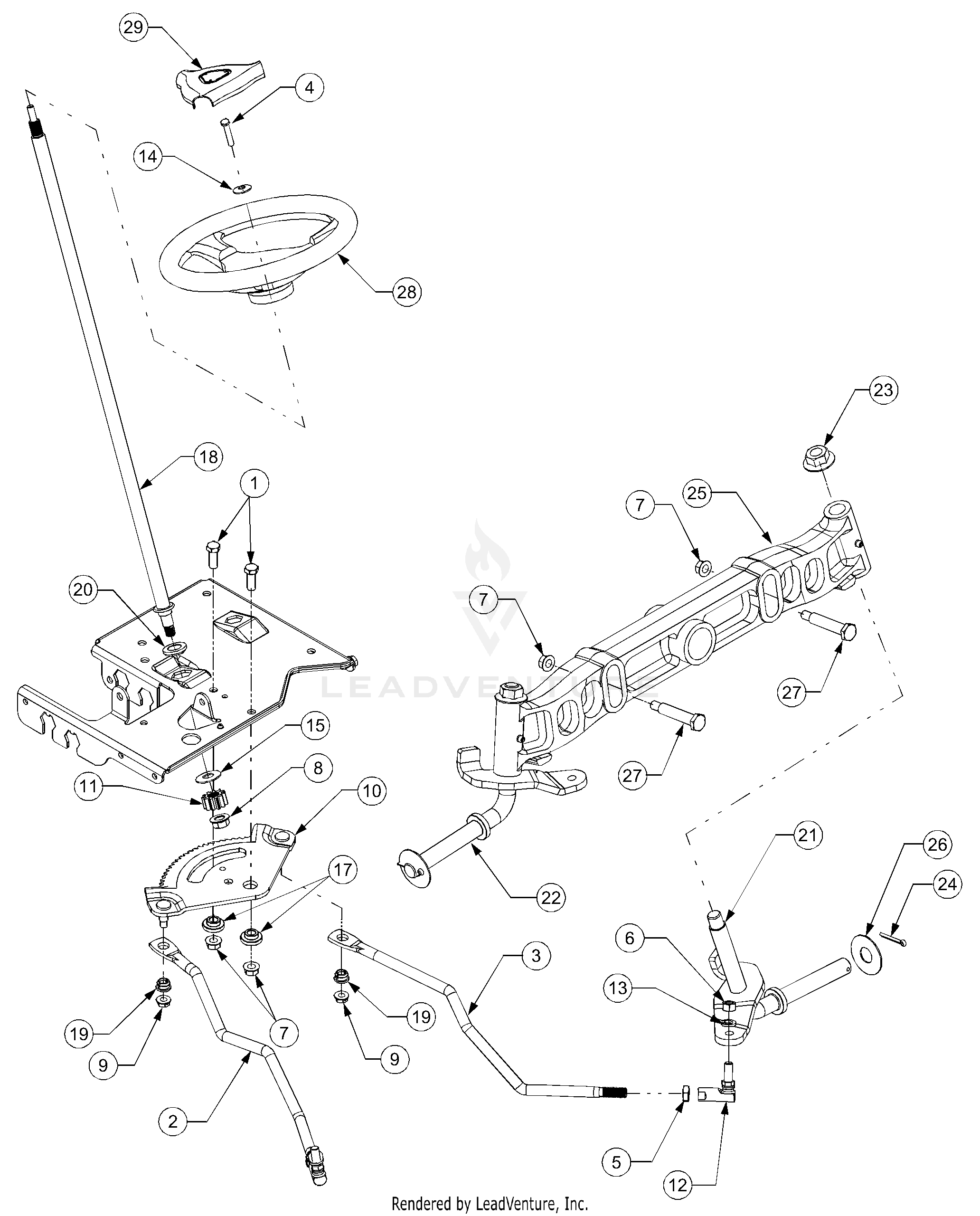 LT1022 Tractor (13AB11CH710)