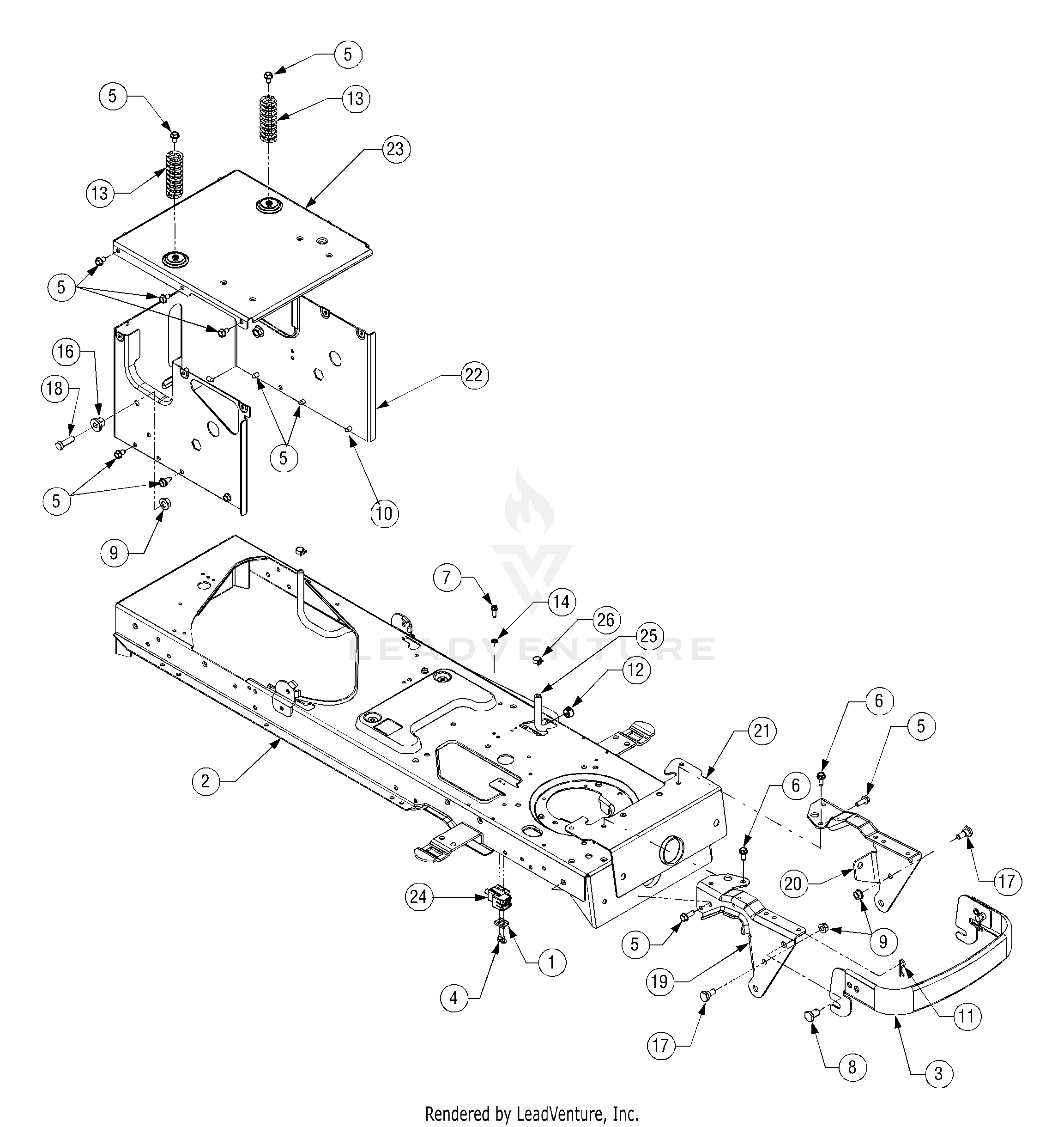 LT1042 Tractor (2007 & before) (13AX11CG630)