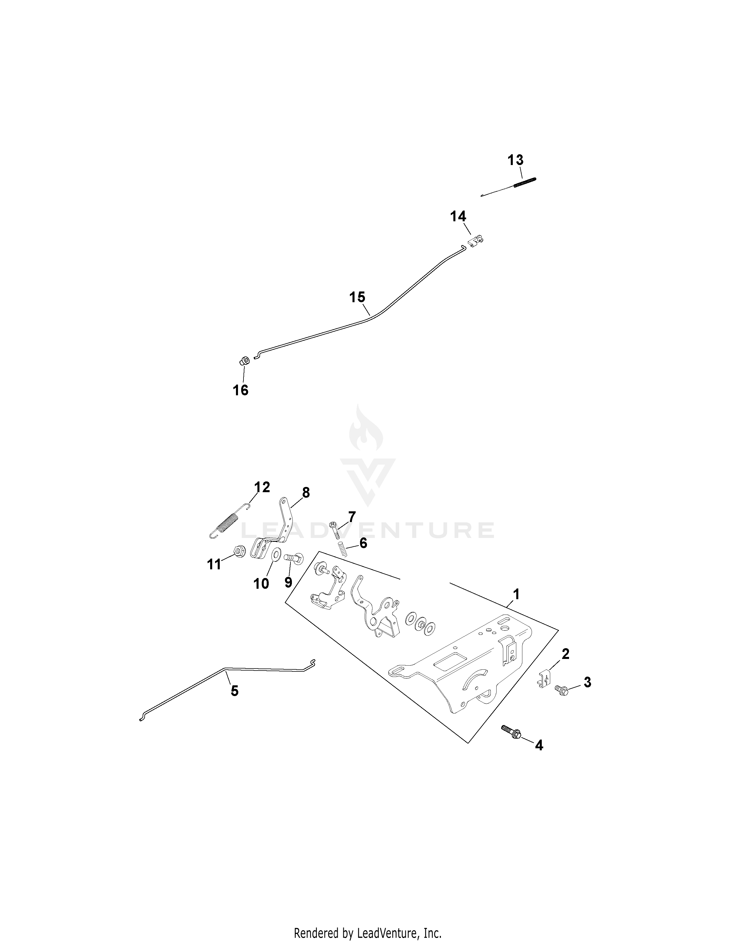 LT1042 Tractor (2007 & before) (13AX11CG630)