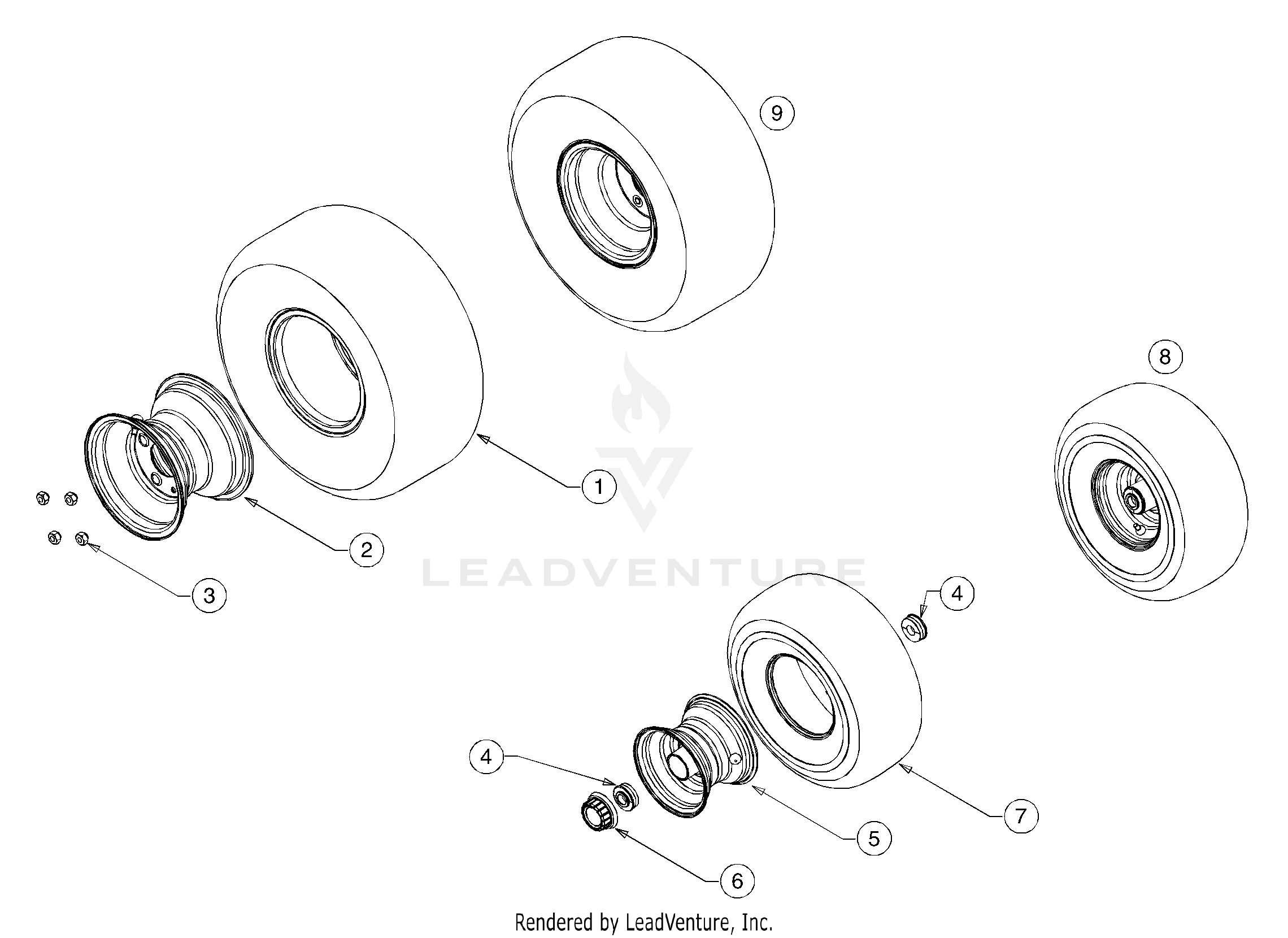 LT1042 Tractor (2007 & before) (13AX11CG630)