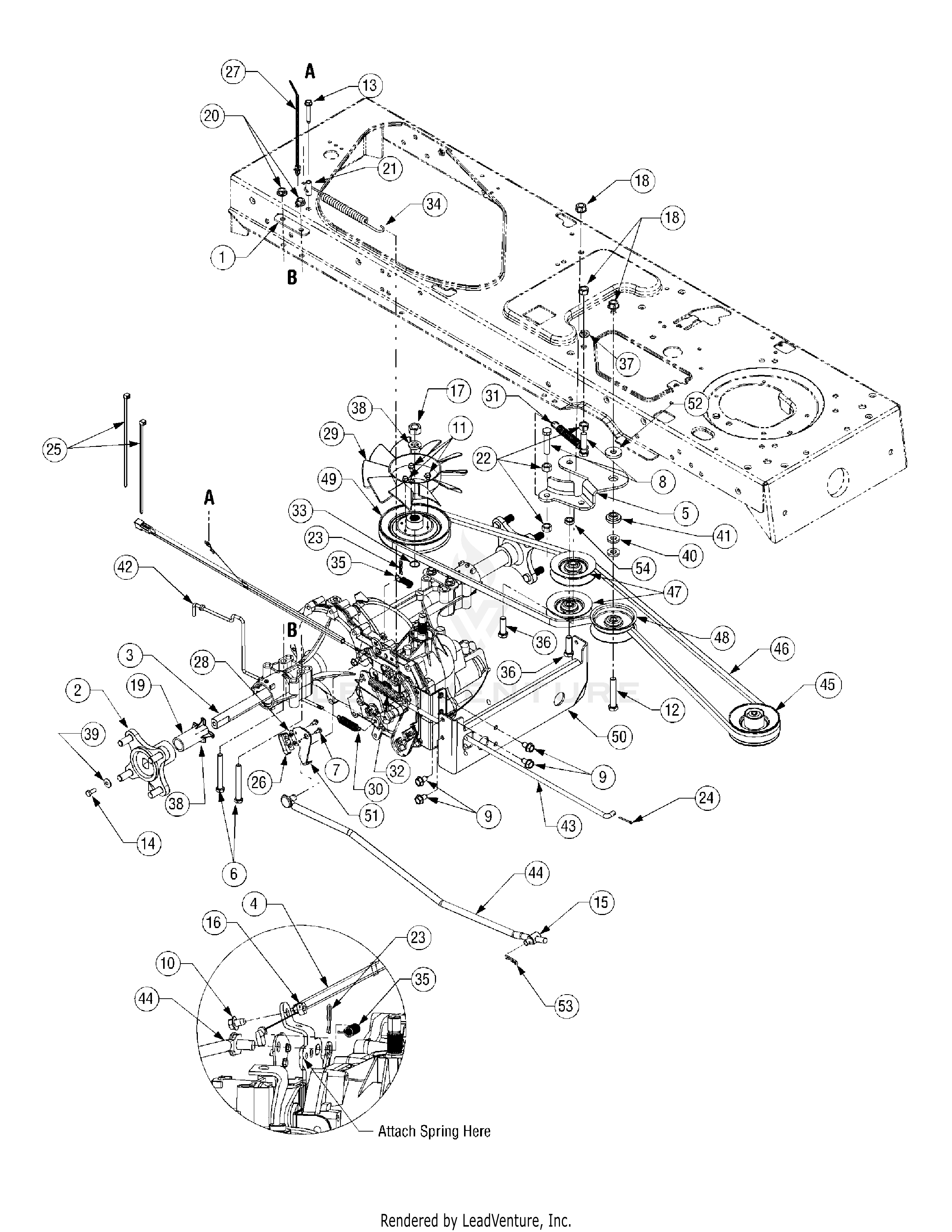 LT1042 Tractor (2007 & before) (13AX11CG630)