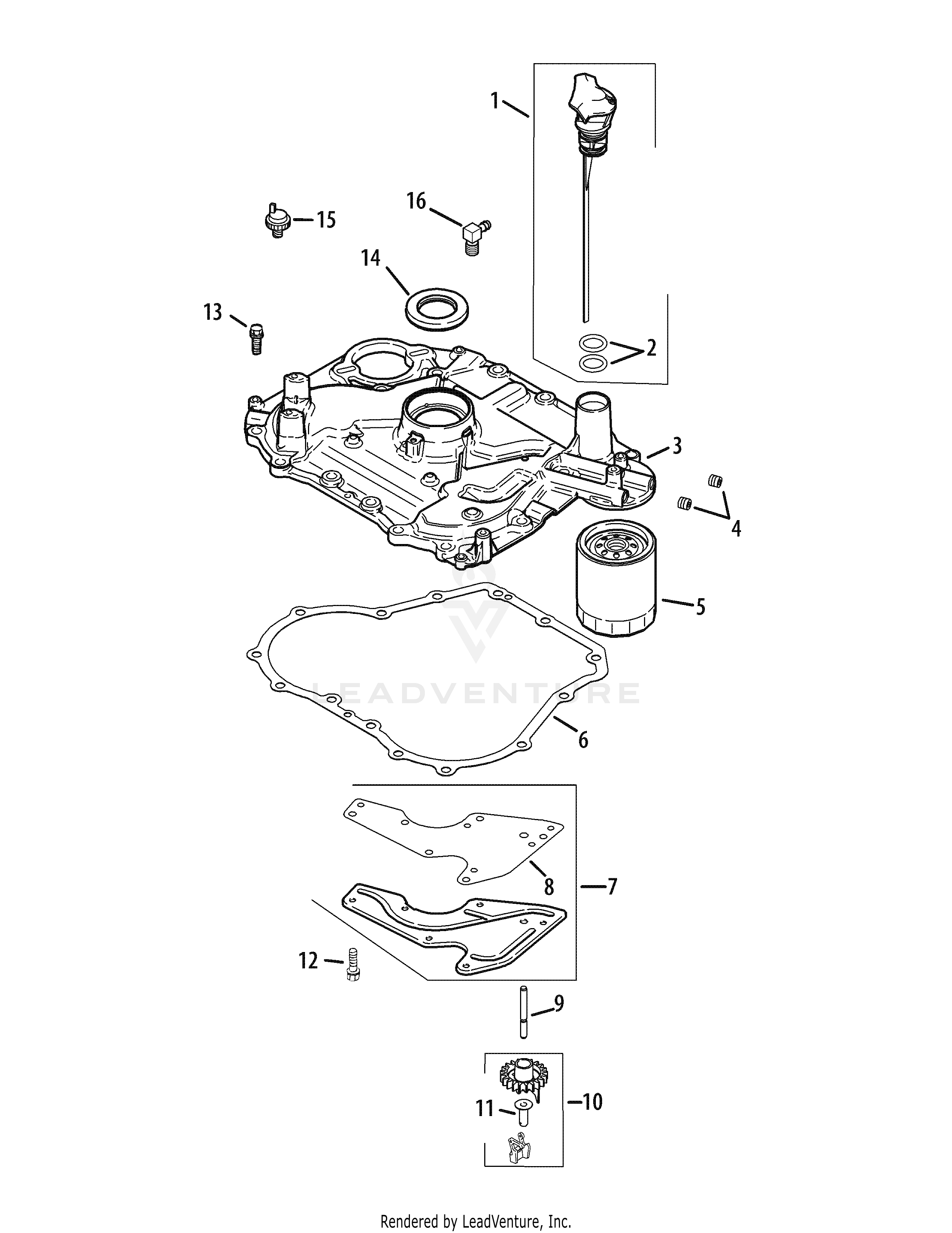 LT1042 Tractor (2008 & after) (13AX11CG630)