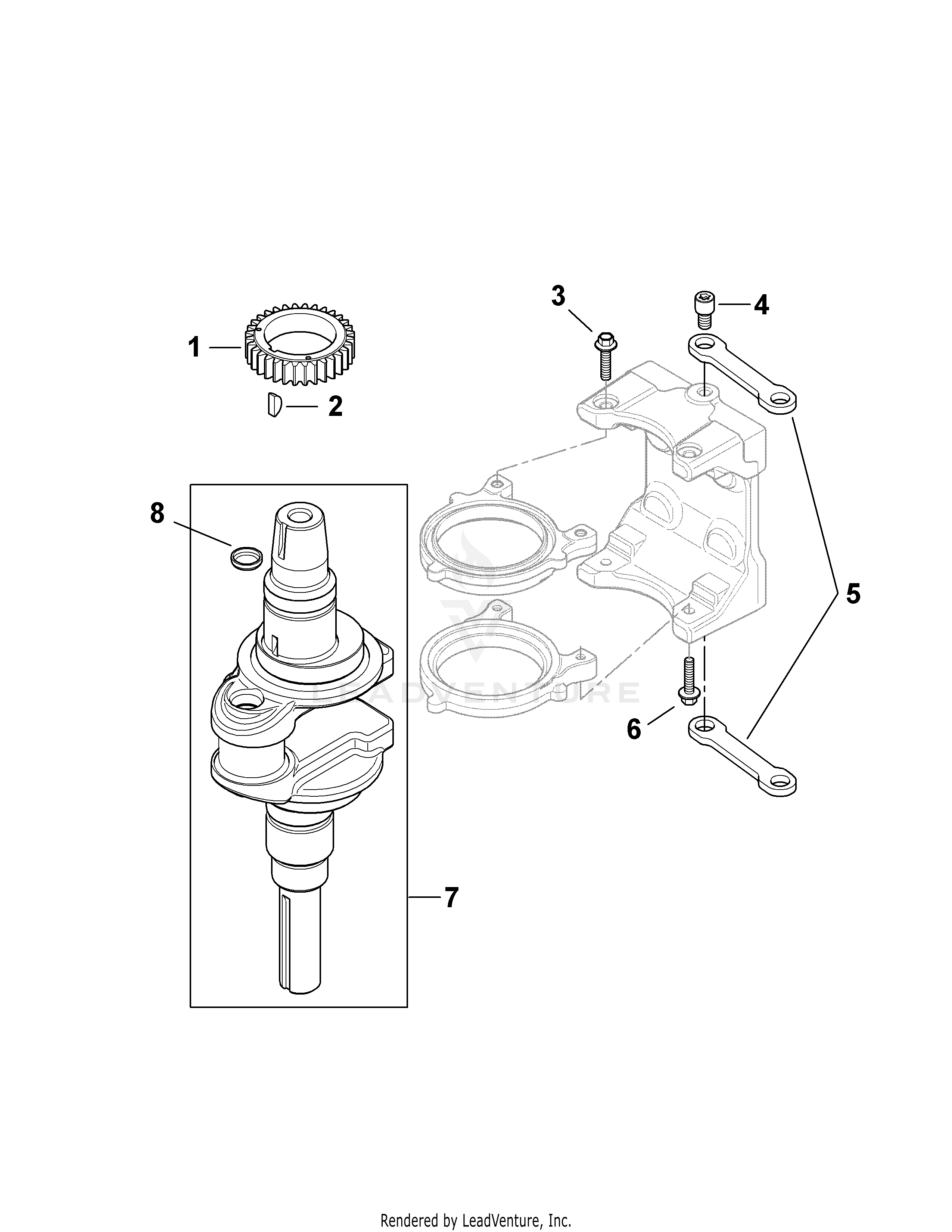 LT1042 Tractor (2008 & after) (13AX11CG630)
