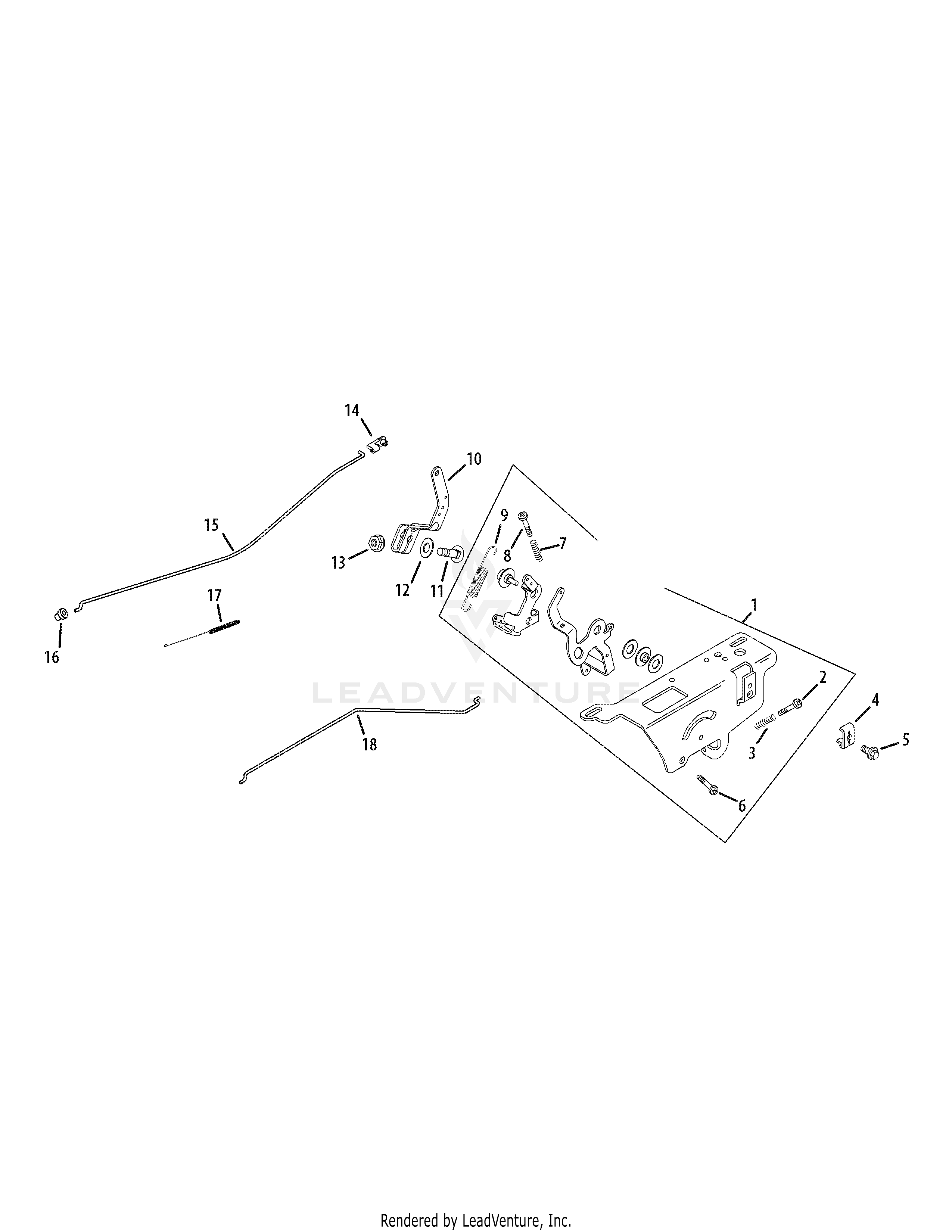 LT1042 Tractor (2008 & after) (13AX11CG630)