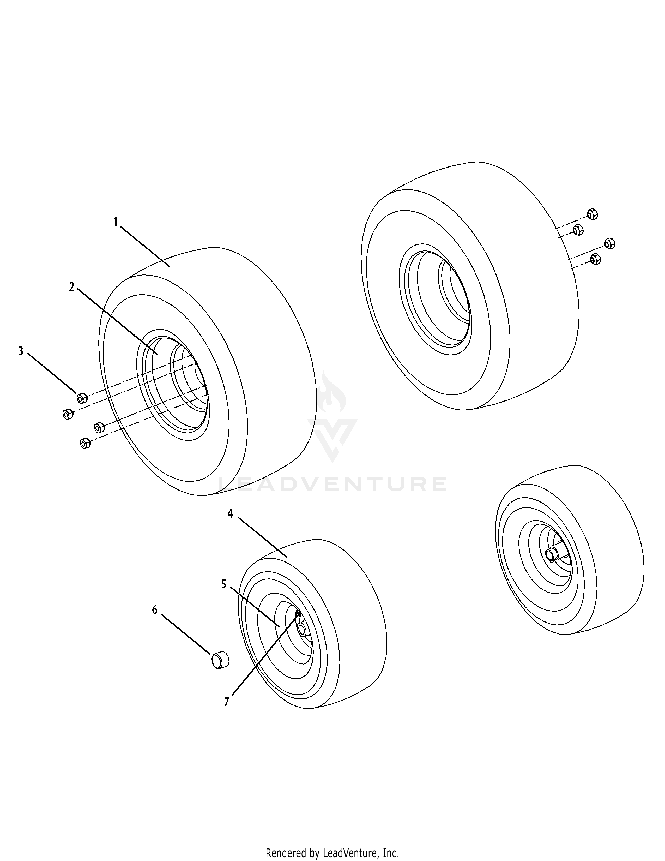 LT1042 Tractor (2008 & after) (13AX11CG630)