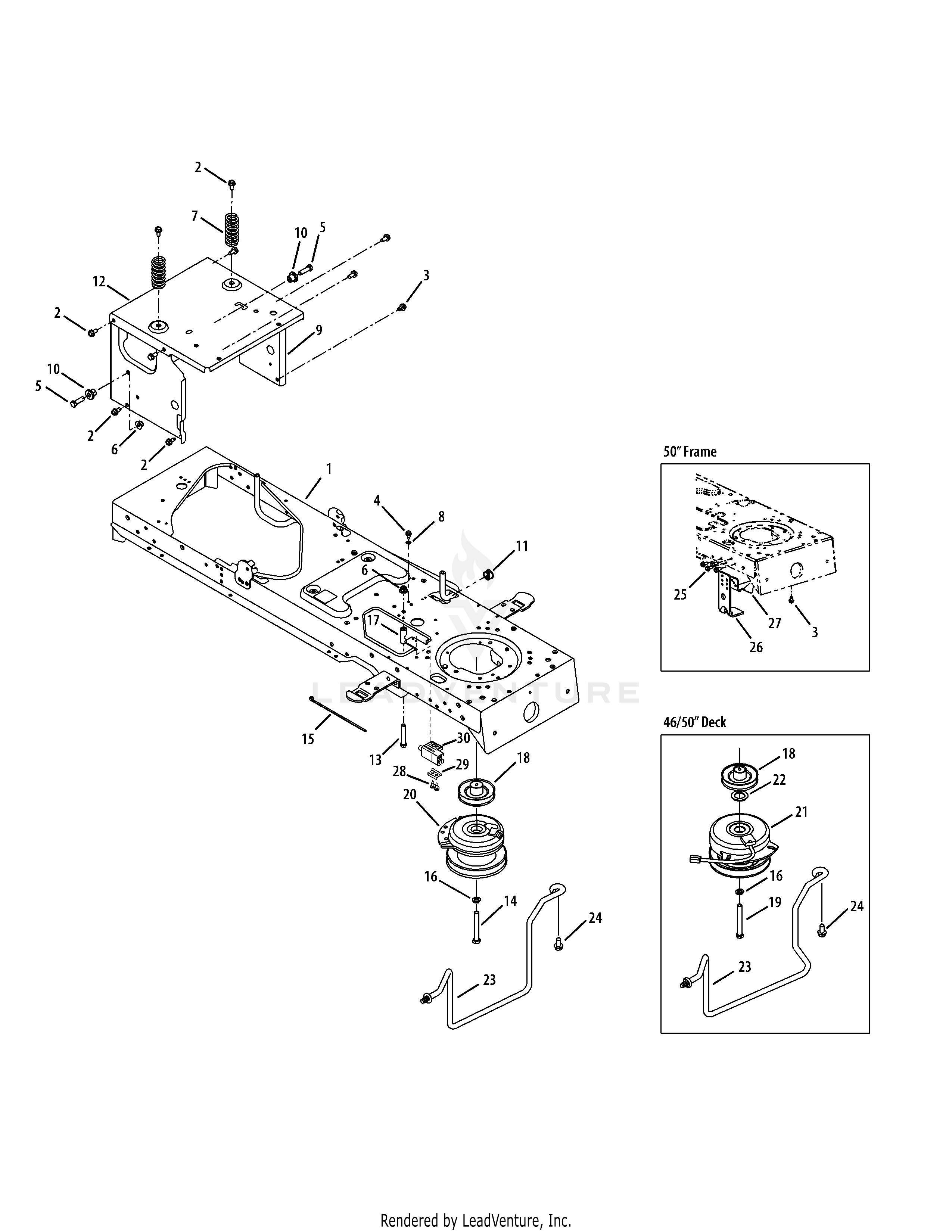 LT1042 Tractor (2008 & after) (13AX11CG630)