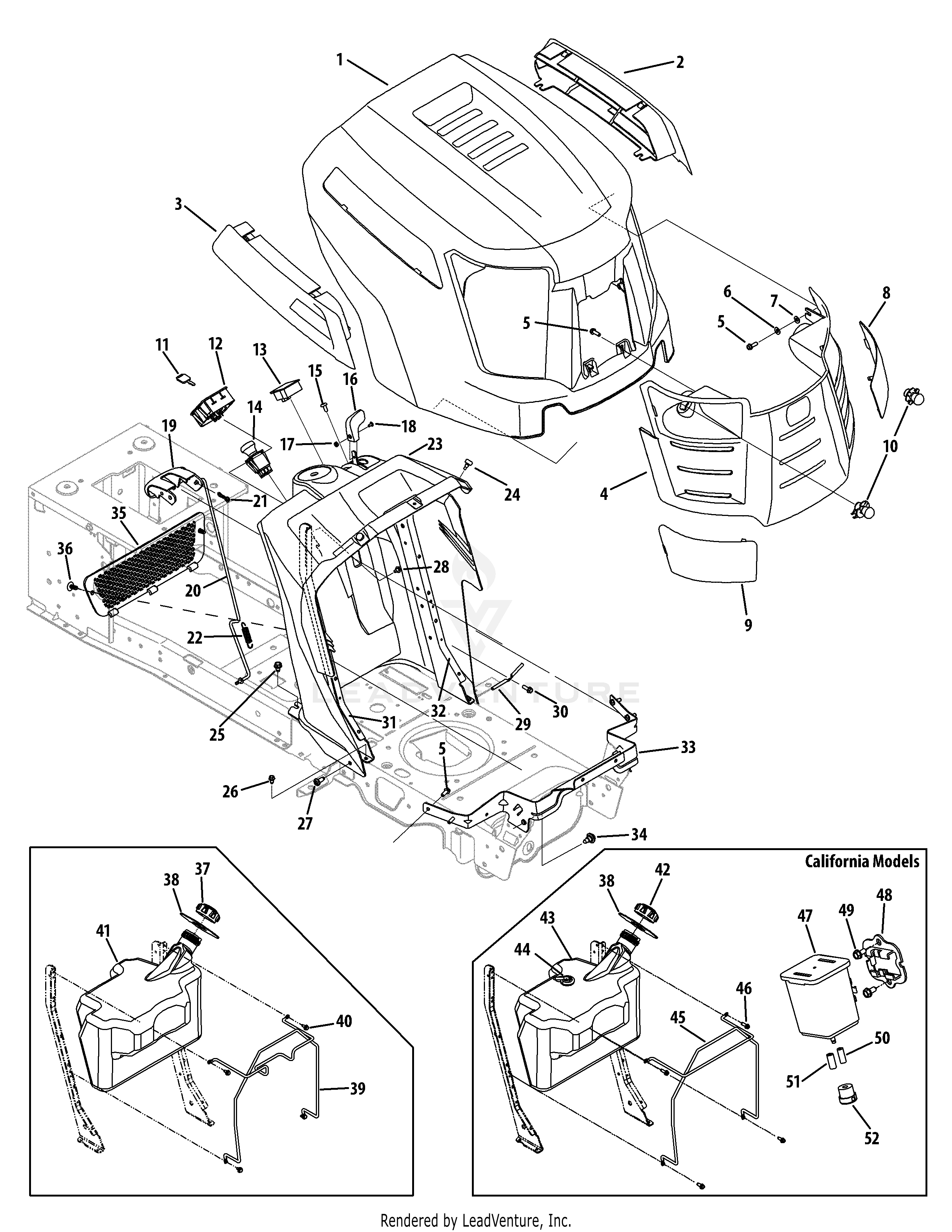 LTX1042 Tractor (13AX91AG330) (2010)