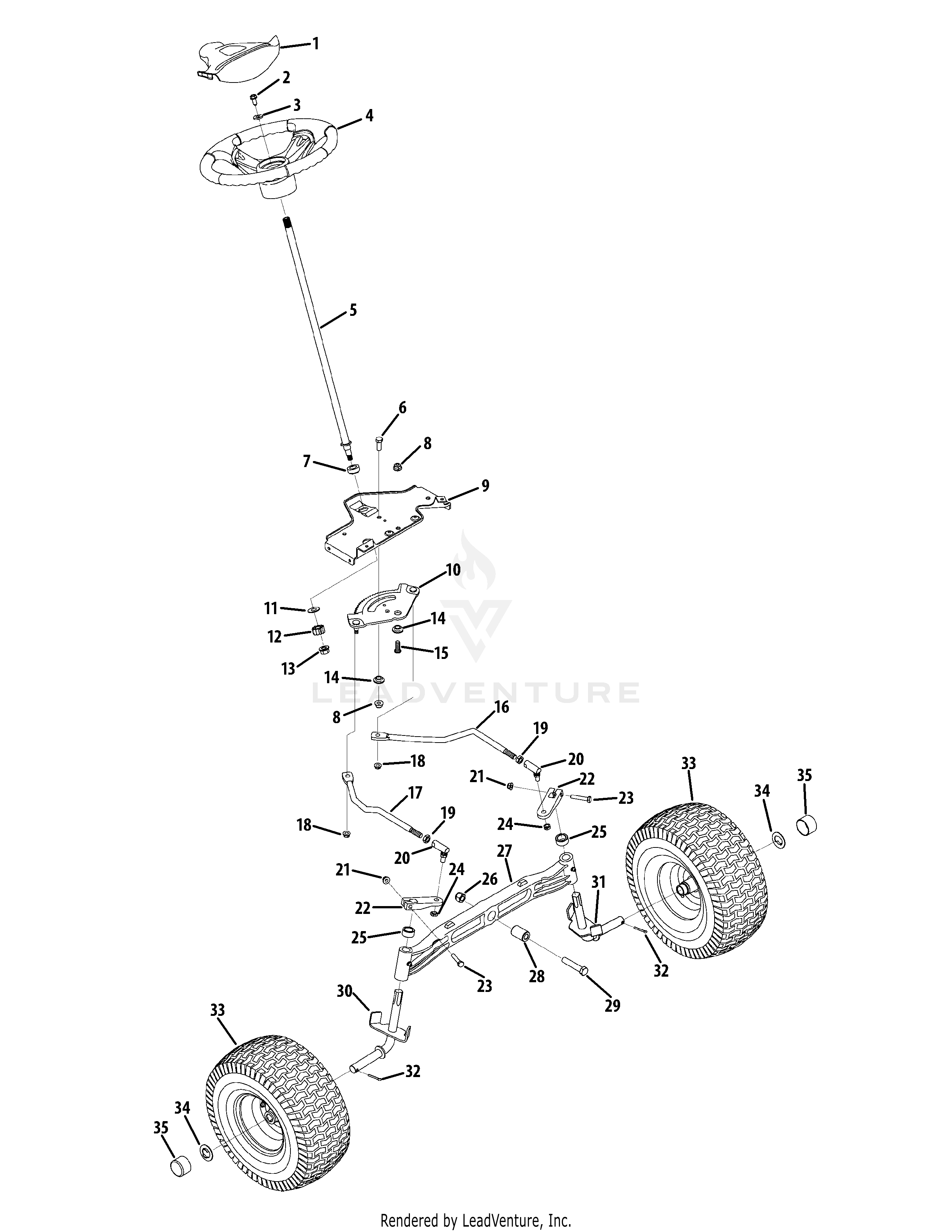 LTX1042 Tractor (13AX91AG330) (2010)
