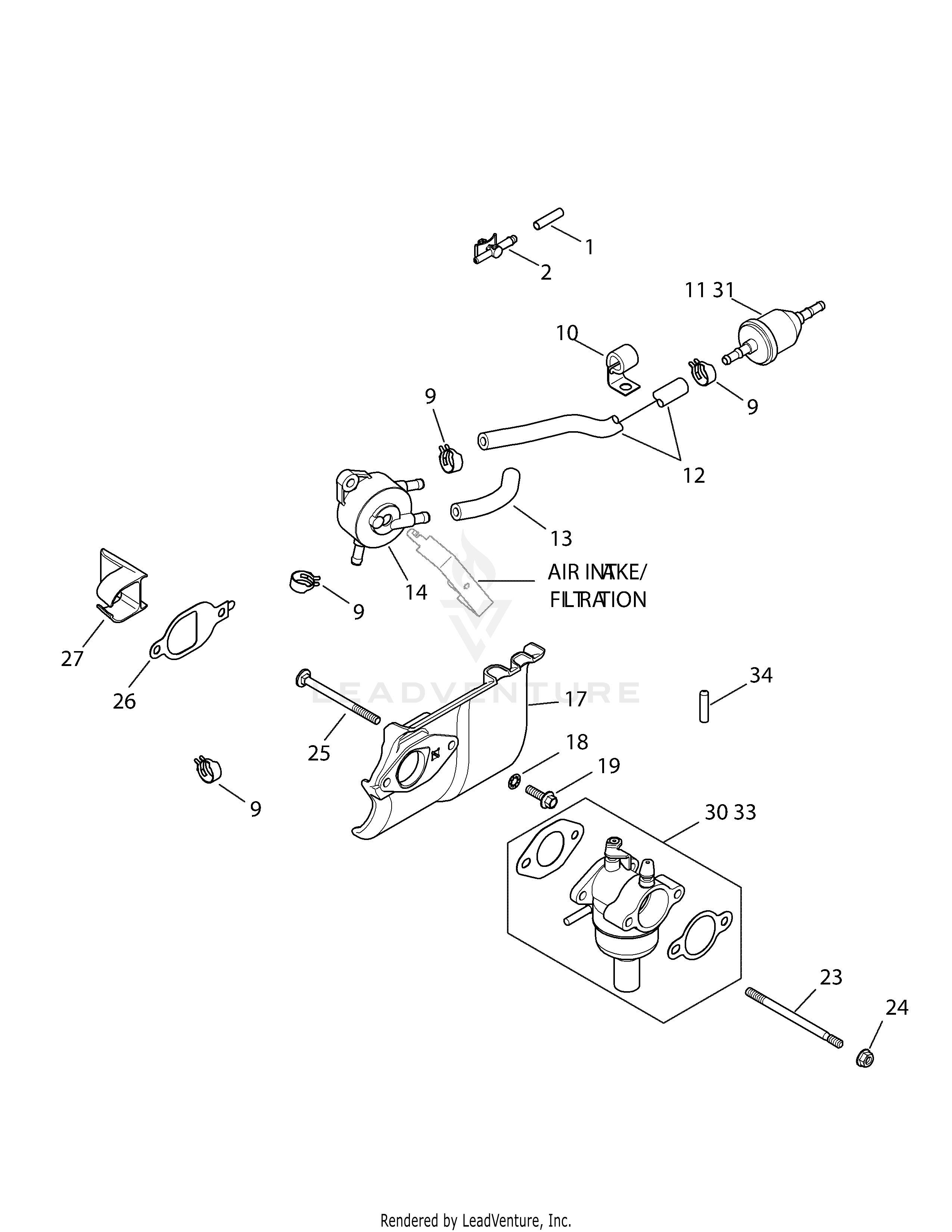 LTX1042 Tractor (13AX91AS330) (2010)