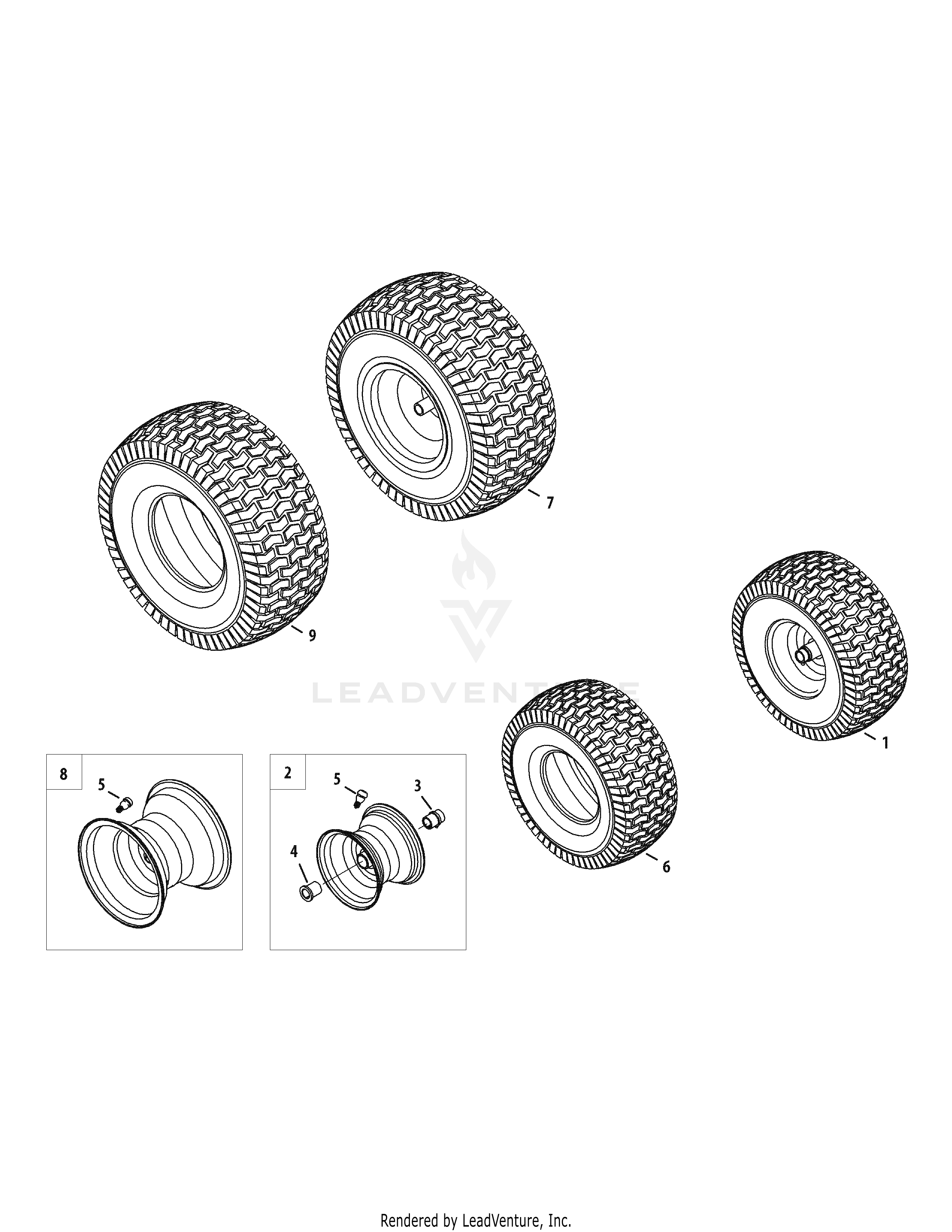 LTX1042 Tractor (13AX91AS330) (2010)