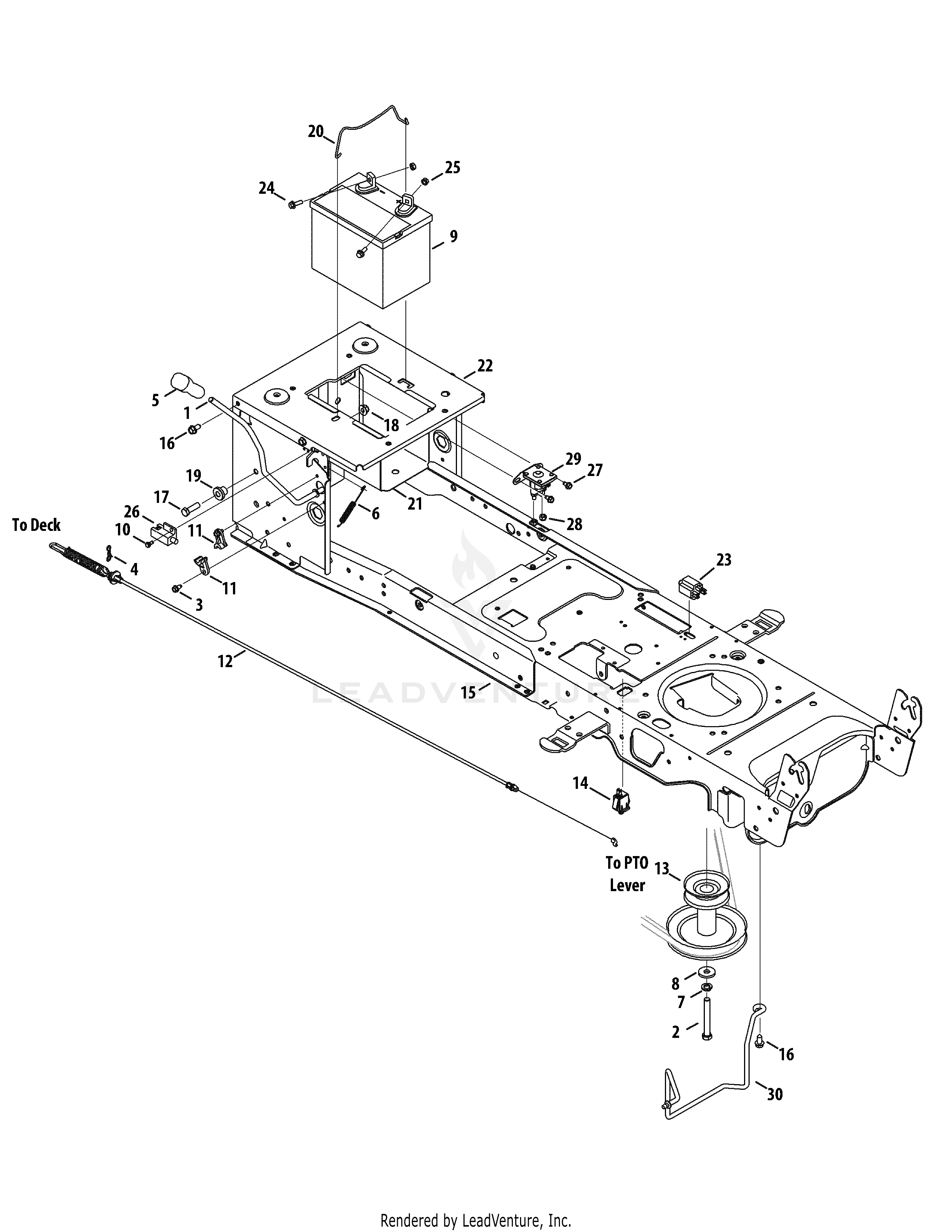 LTX1042 Tractor (13AX91AS330) (2010)