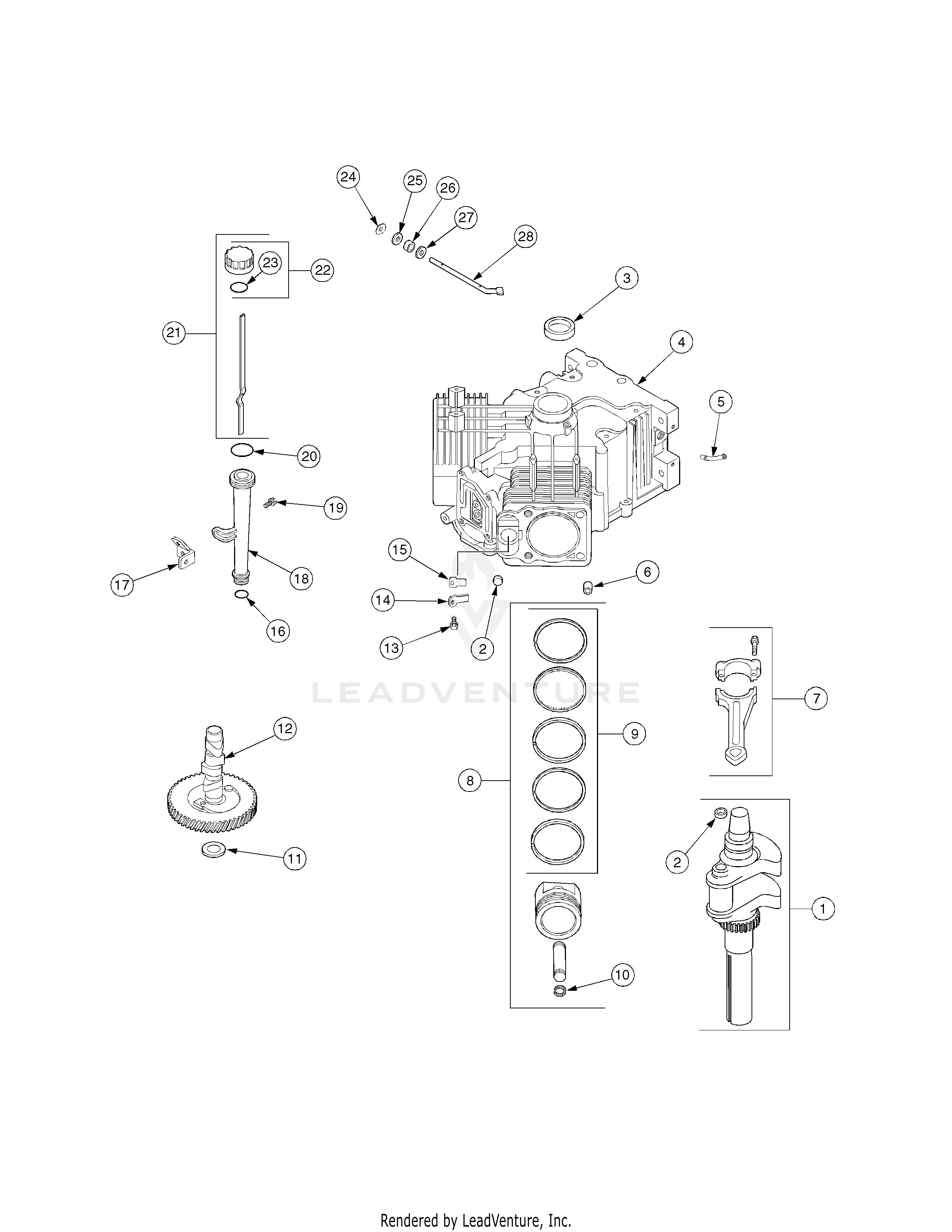 SLT1554 Tractor Command Engine (13AK11CK710) (13AK11CK630)