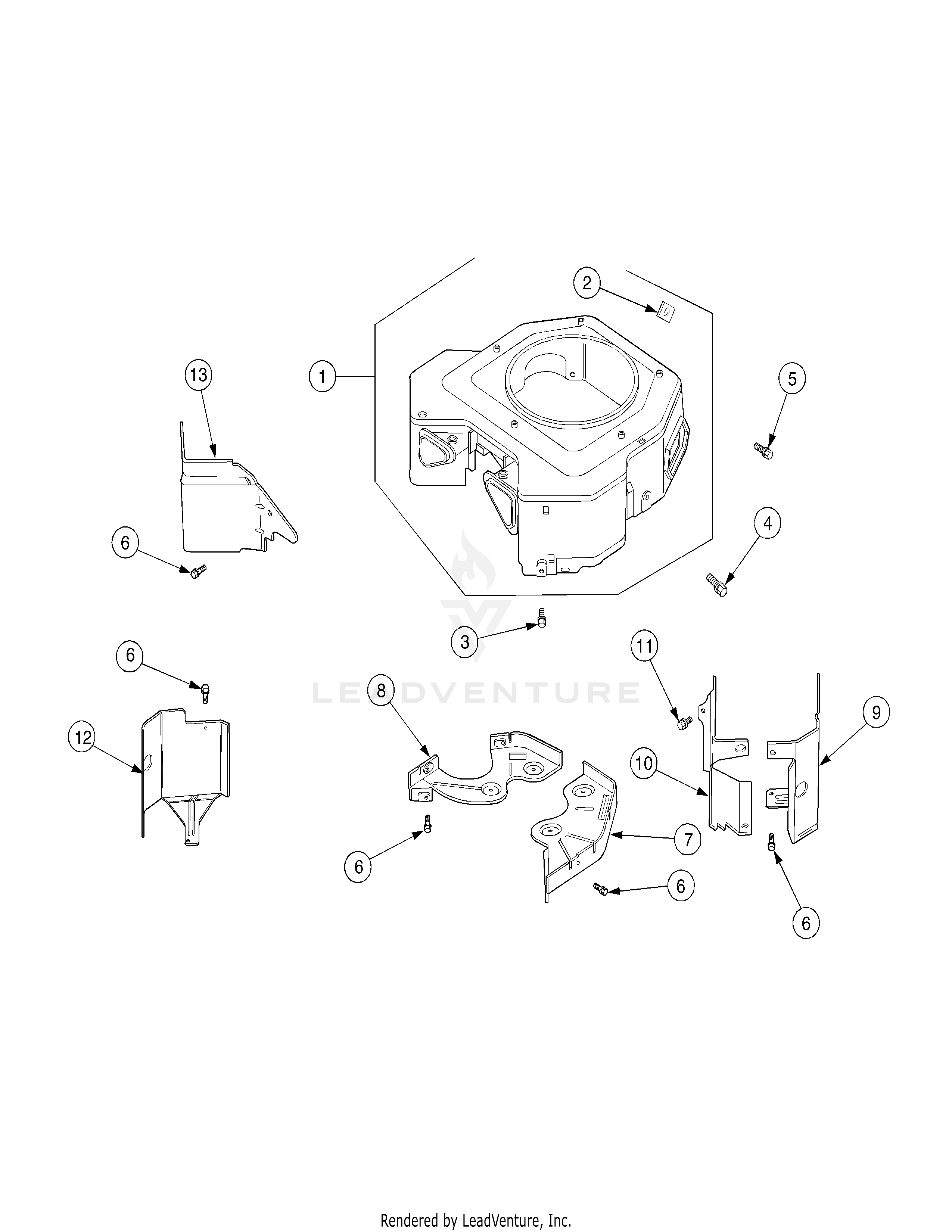 SLT1554 Tractor Command Engine (13AK11CK710) (13AK11CK630)