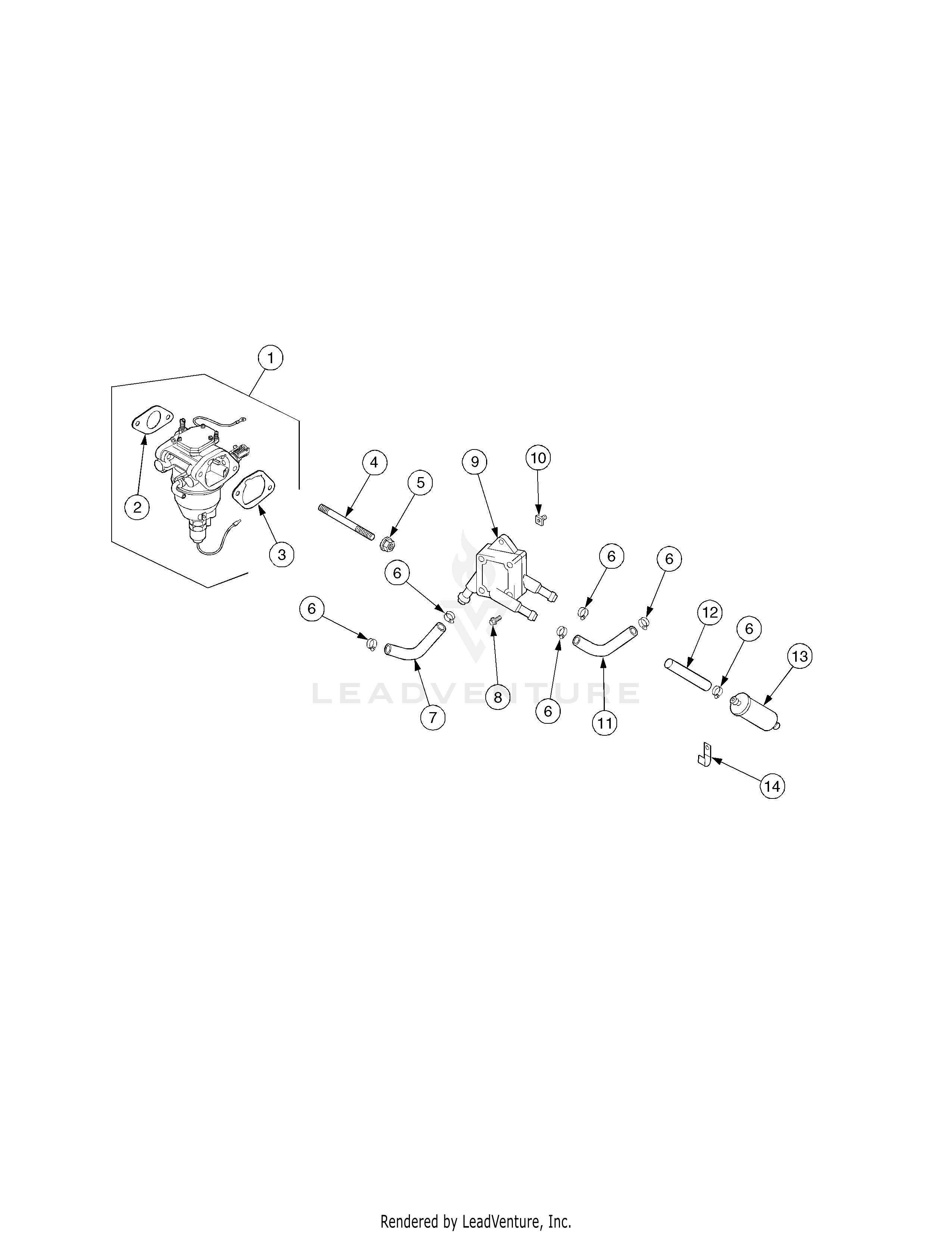 SLT1554 Tractor Command Engine (13AK11CK710) (13AK11CK630)