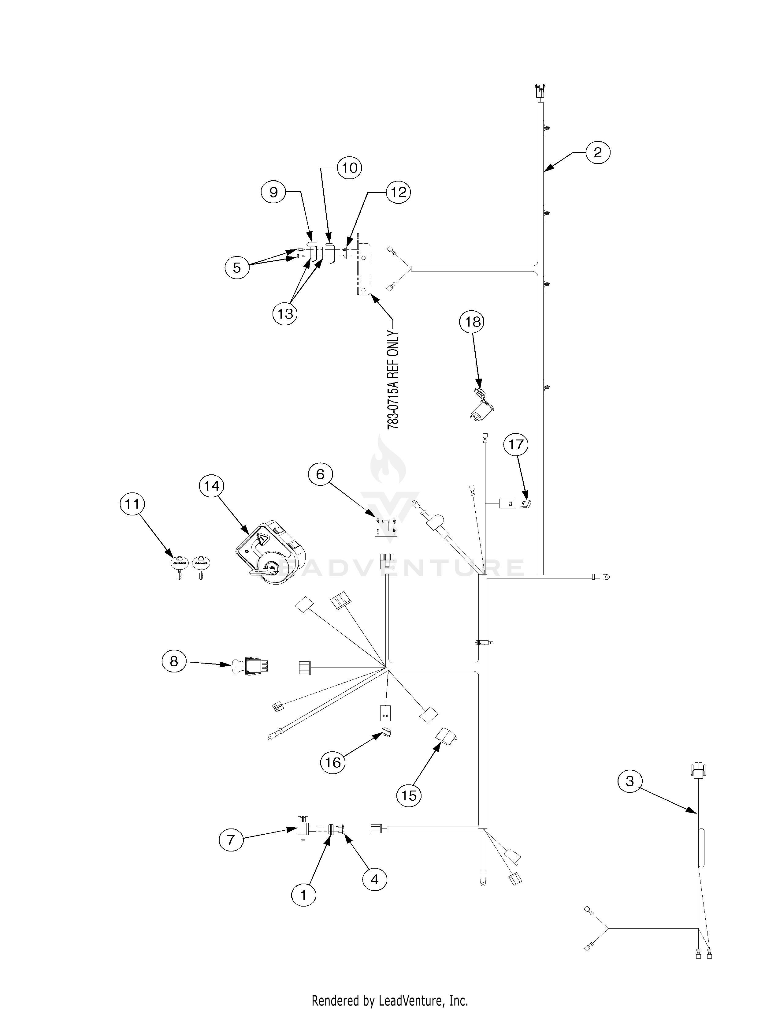 SLT1554 Tractor Command Engine (13AK11CK710) (13AK11CK630)