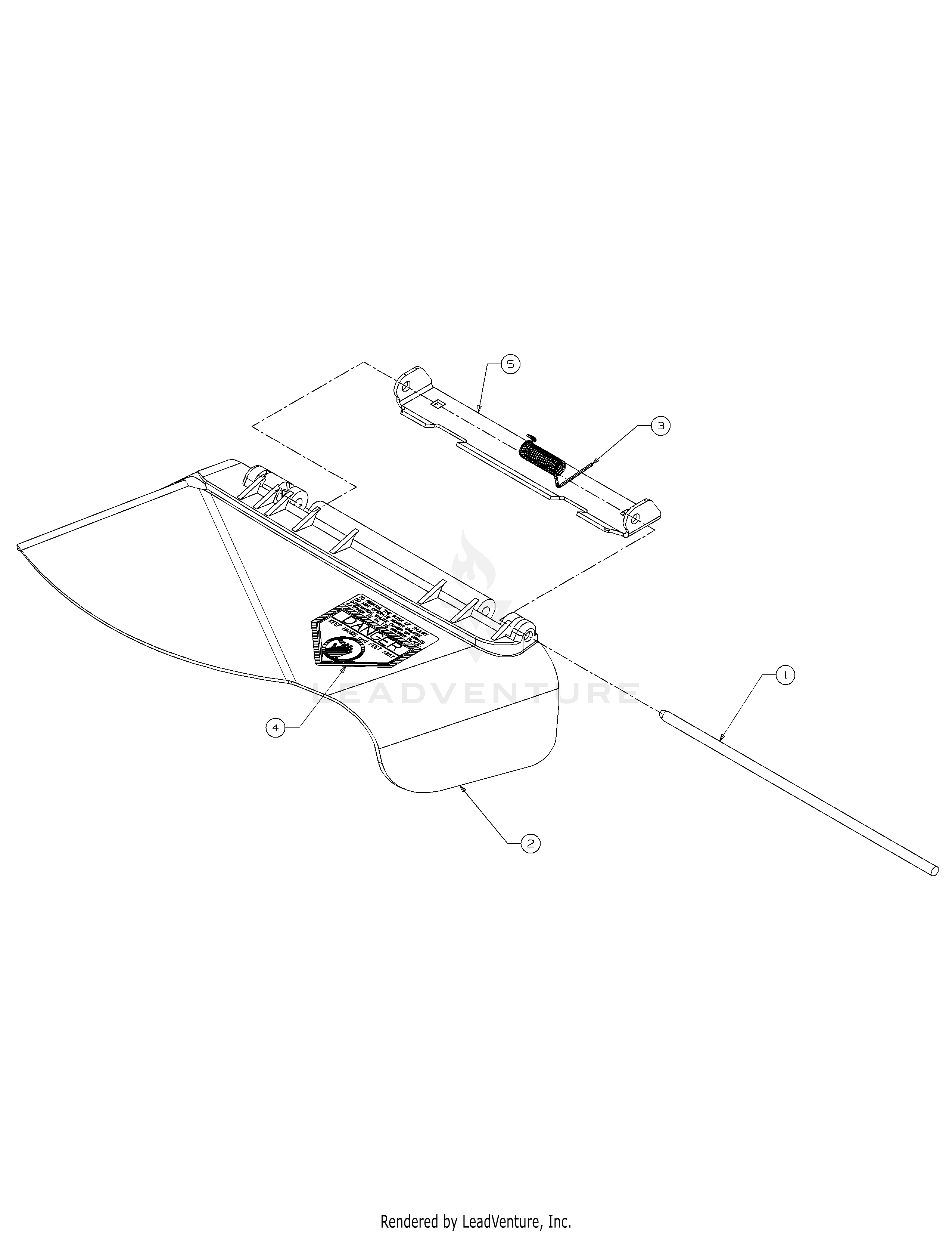 SLT1554 Tractor Courage Engine (2007 & before) (13AK11BK330) (13AK11CK630)