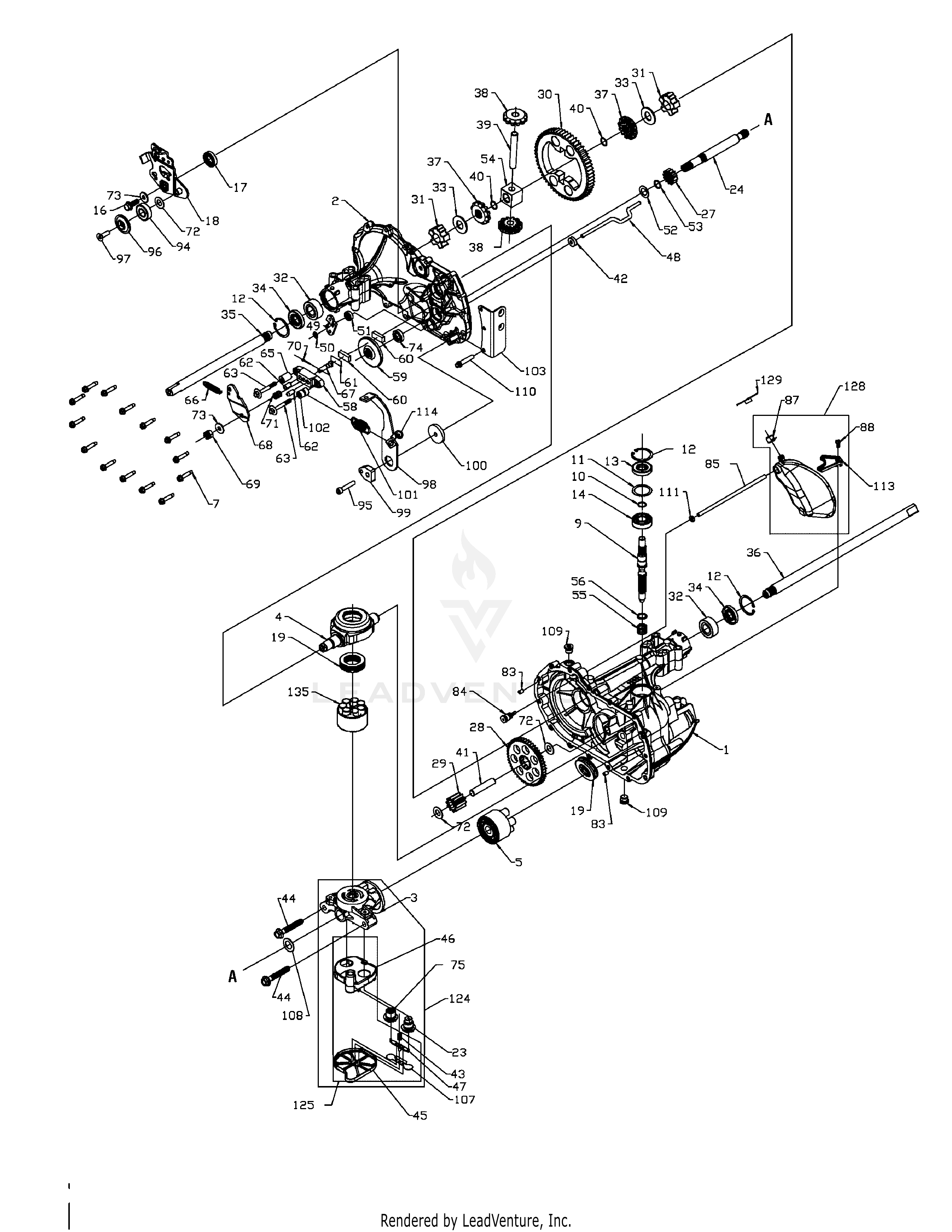 SLT1554 Tractor Courage Engine (2008 & after) (13AK11BK010)
