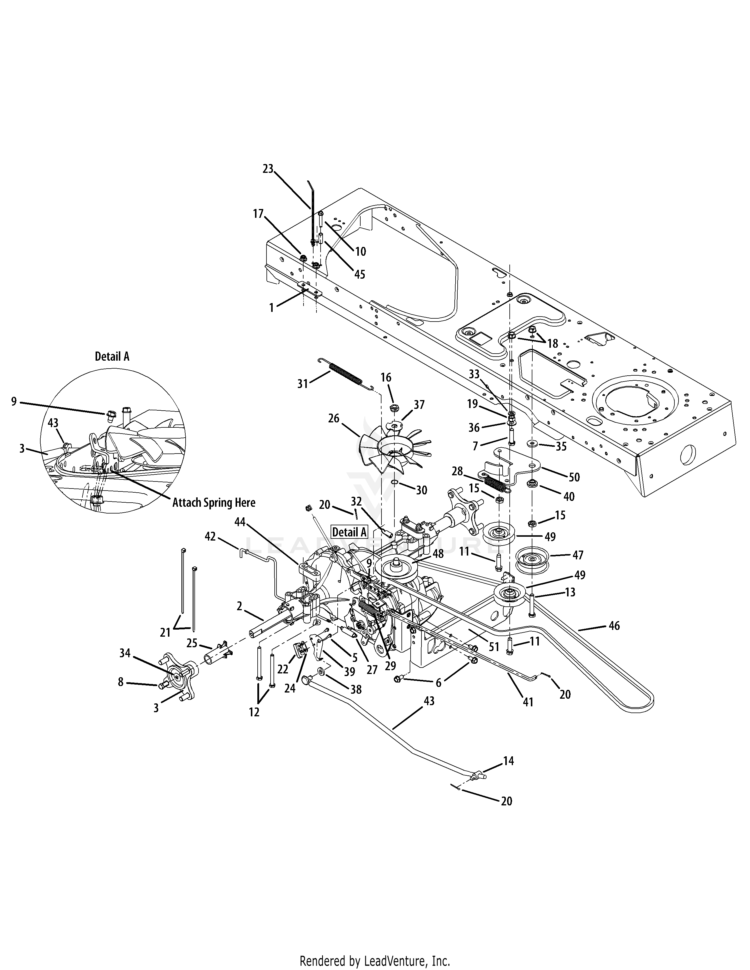 SLT1554 Tractor Courage Engine (2008 & after) (13AK11BK010)