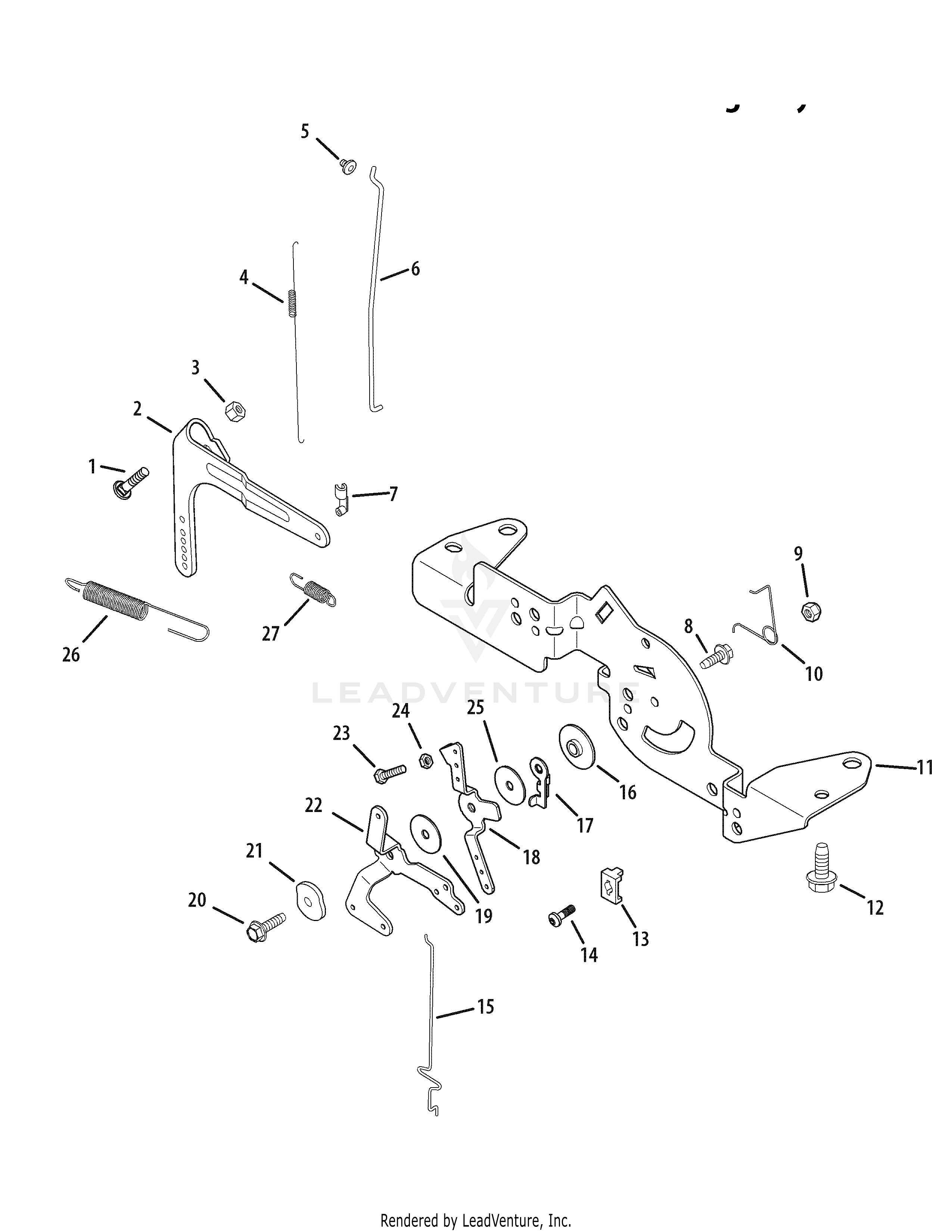 SLT1554 Tractor Courage Engine (2008 & after) (13AK11BK010)