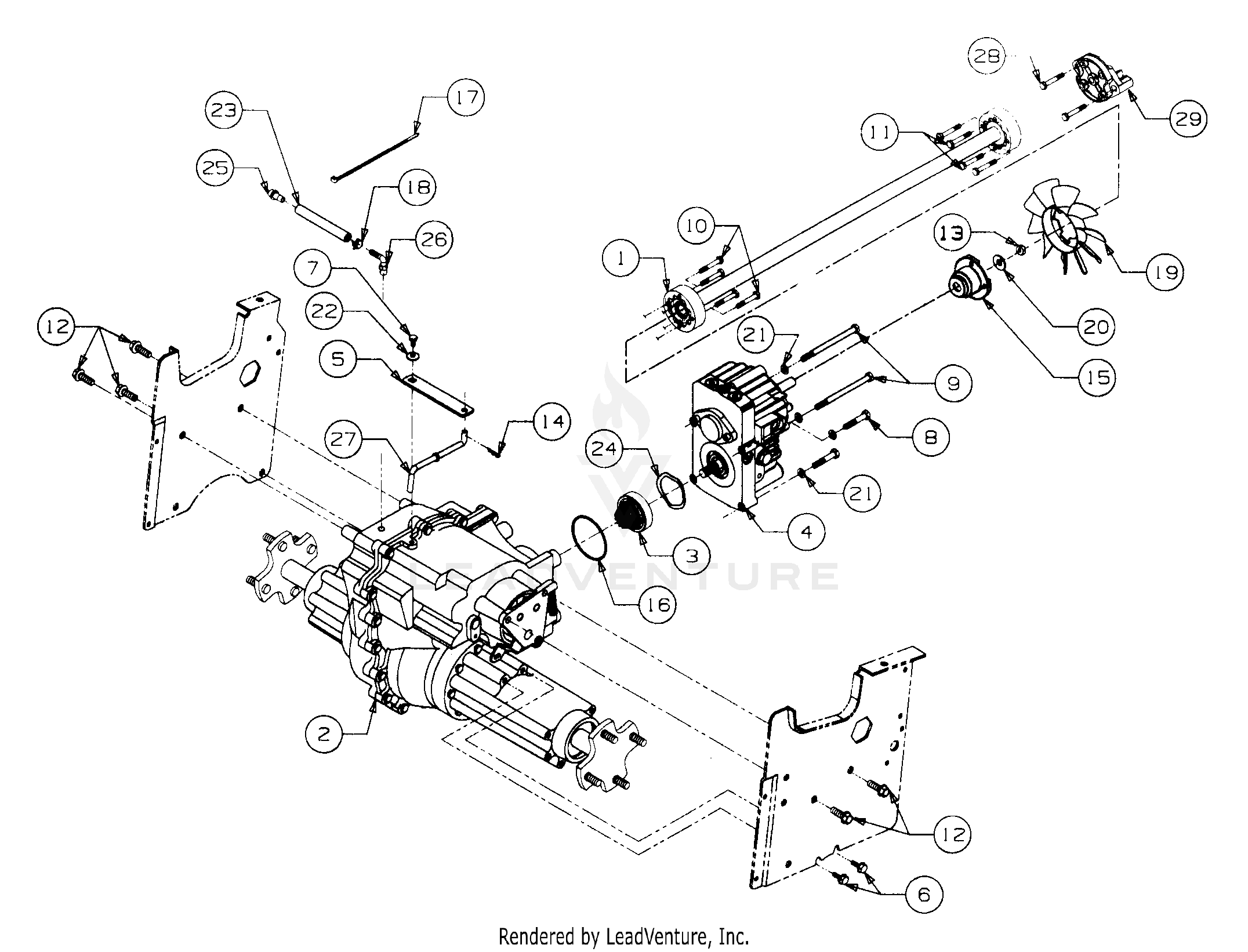 2166 Tractor (13A-214G100) (13A-254G100)