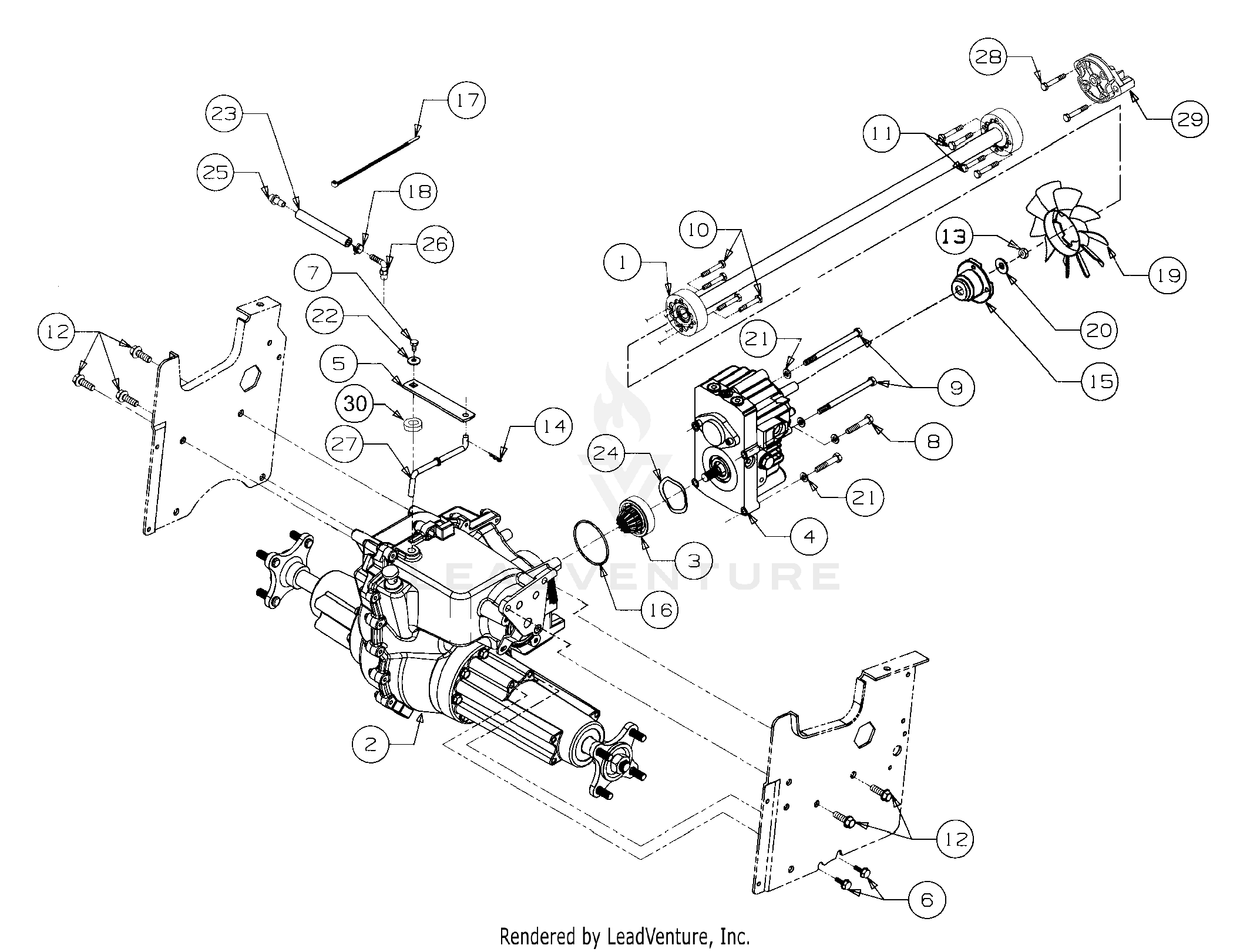 2166 Tractor (13A-214G100) (13A-254G100)