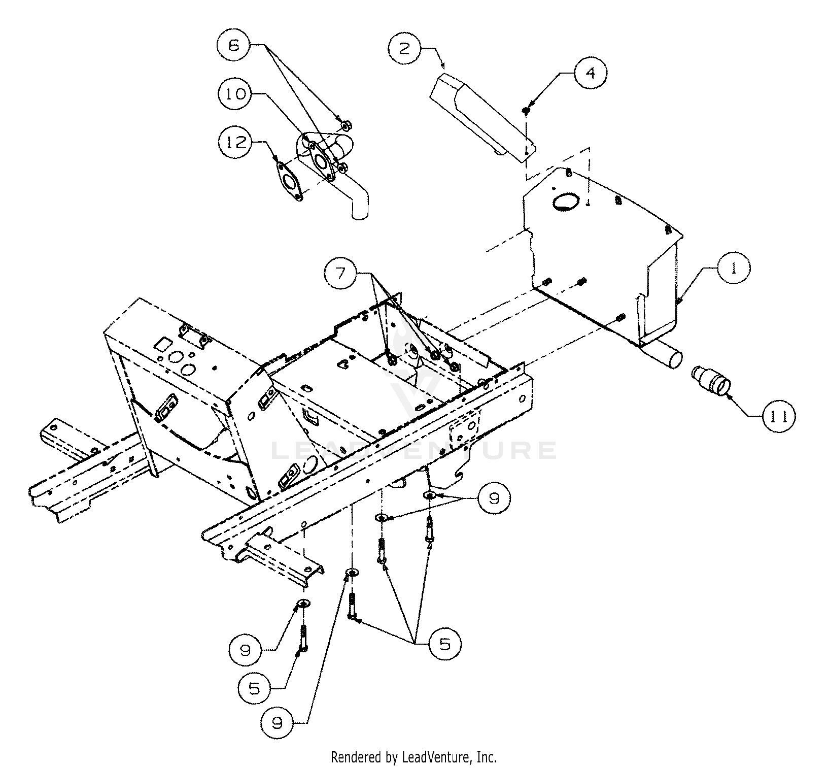 2166 Tractor (13A-214G100) (13A-254G100)